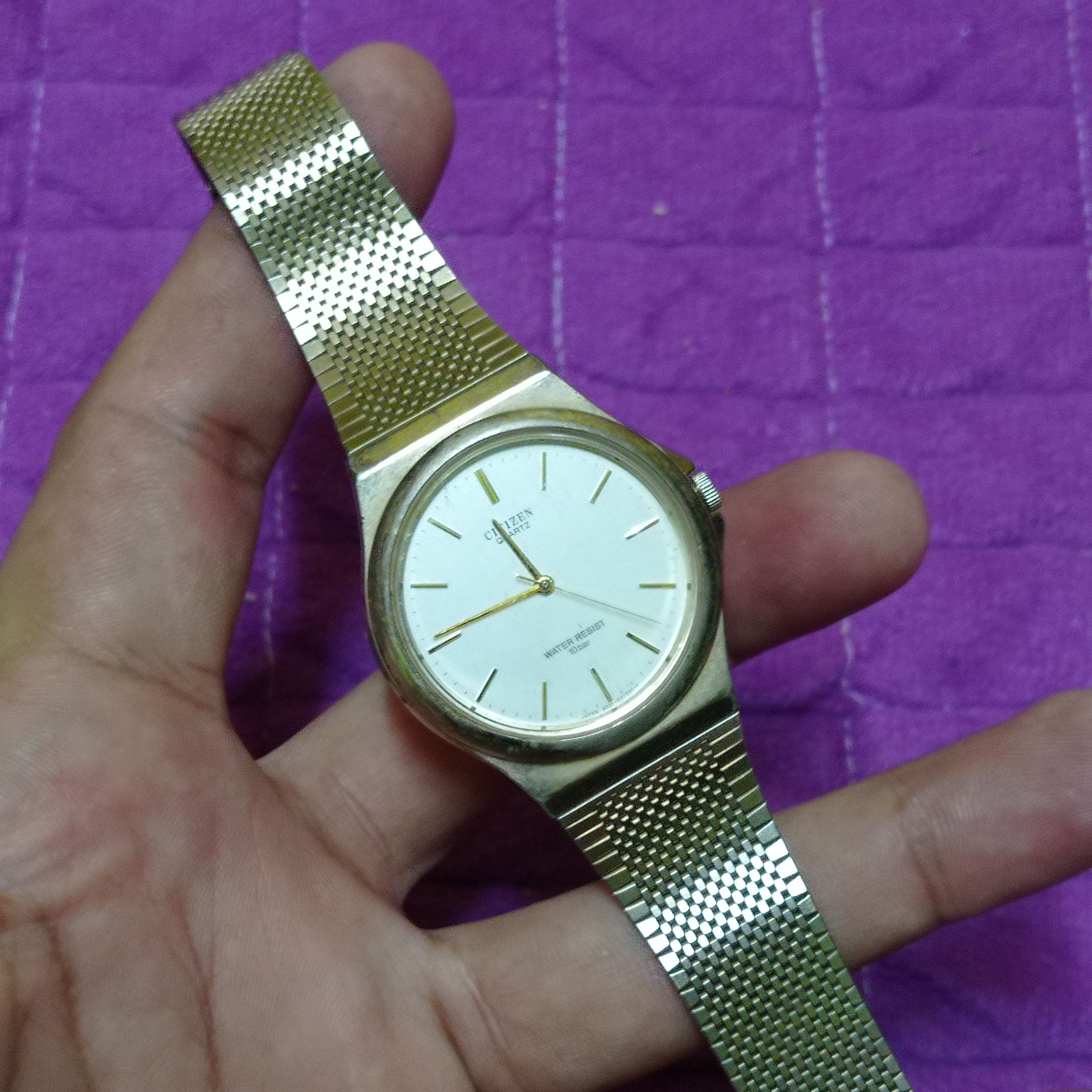Citizen Old Retro Citizens watch🔥 Japan (quartz super rare) Size ONE SIZE - 12 Thumbnail