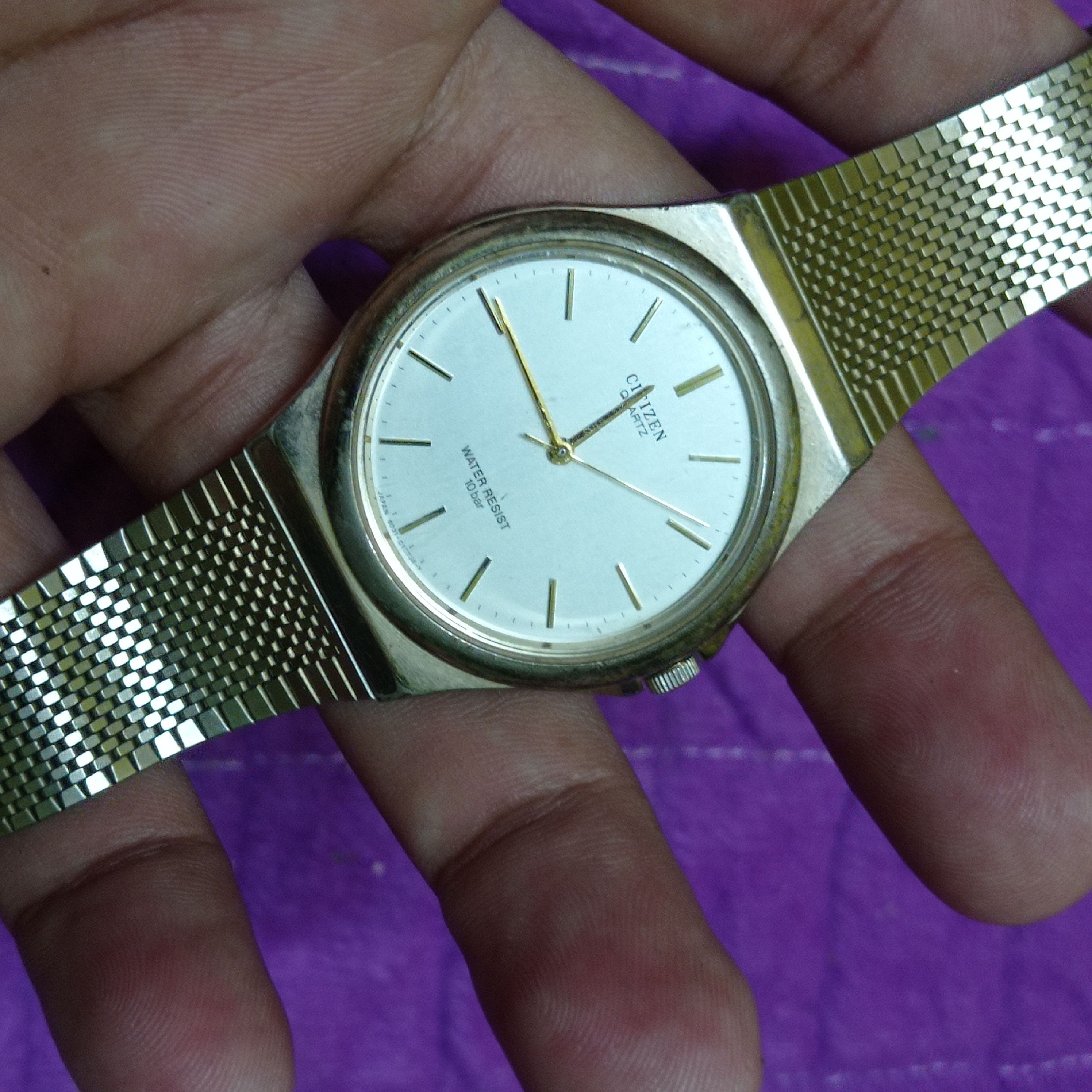Citizen Old Retro Citizens watch🔥 Japan (quartz super rare) Size ONE SIZE - 3 Thumbnail