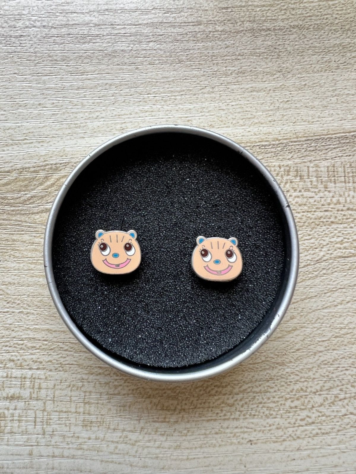 Baby bear earrings