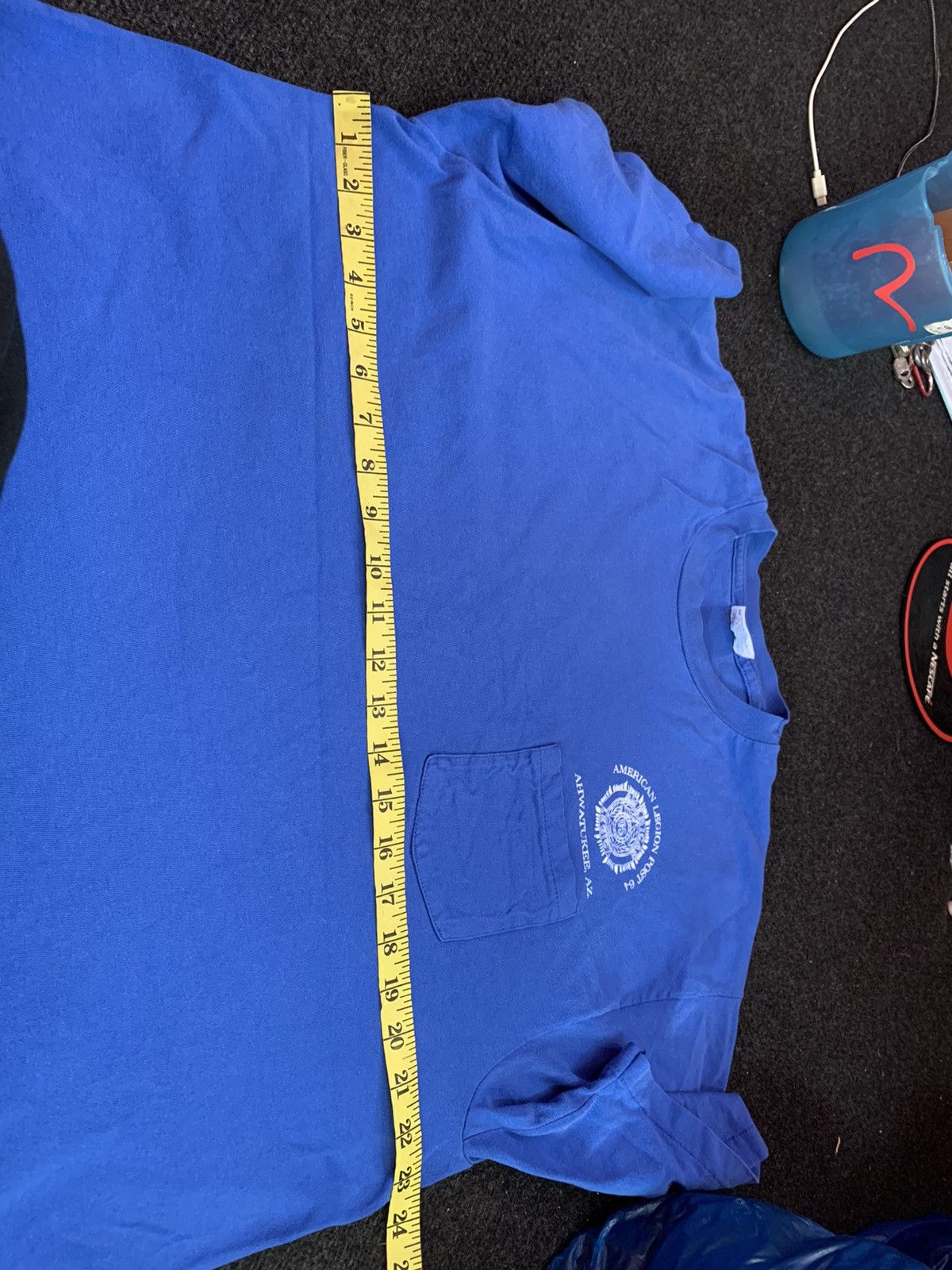 Hanes Rare! Vintage 90s American Legion Pocket Tee Size US XL / EU 56 / 4 - 7 Thumbnail