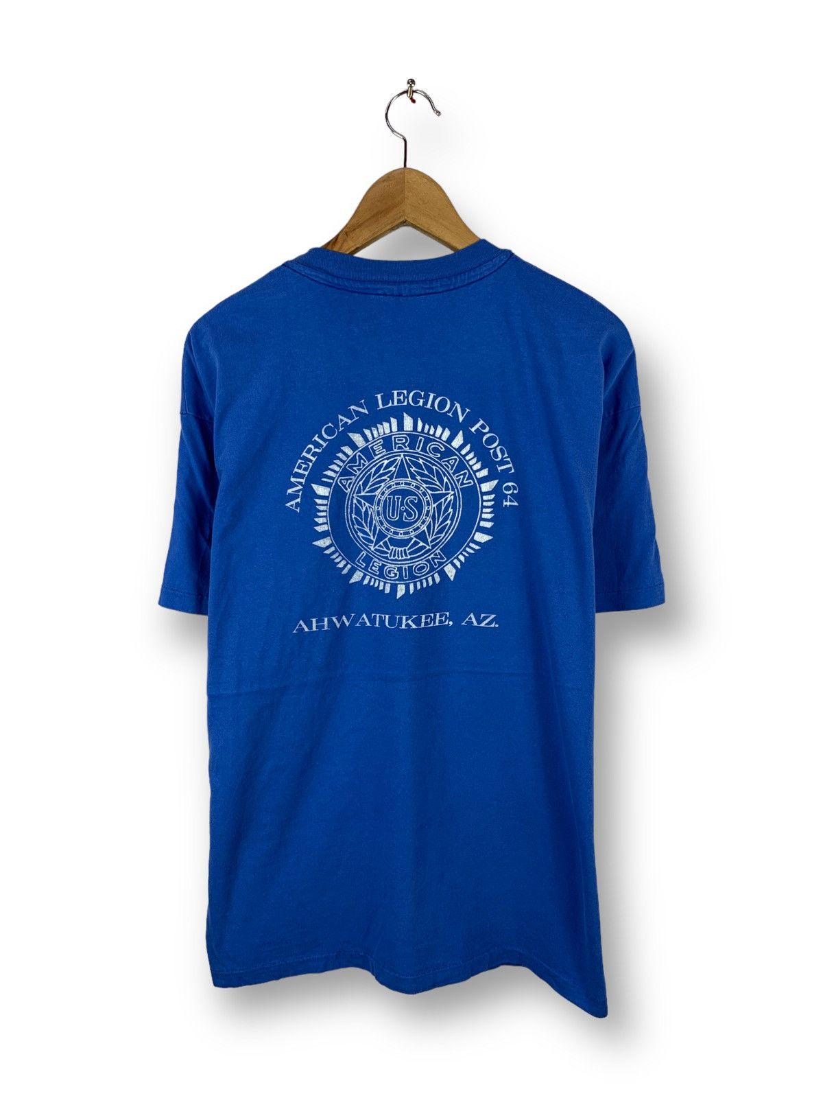 Hanes Rare! Vintage 90s American Legion Pocket Tee Size US XL / EU 56 / 4 - 1 Thumbnail