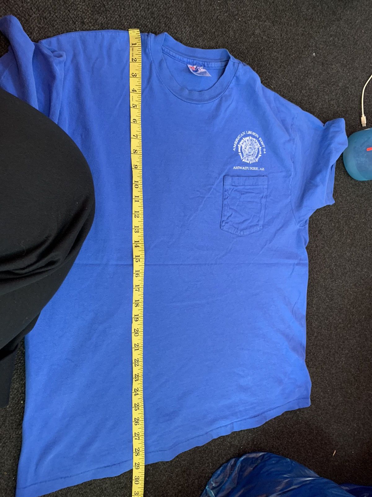 Hanes Rare! Vintage 90s American Legion Pocket Tee Size US XL / EU 56 / 4 - 8 Thumbnail