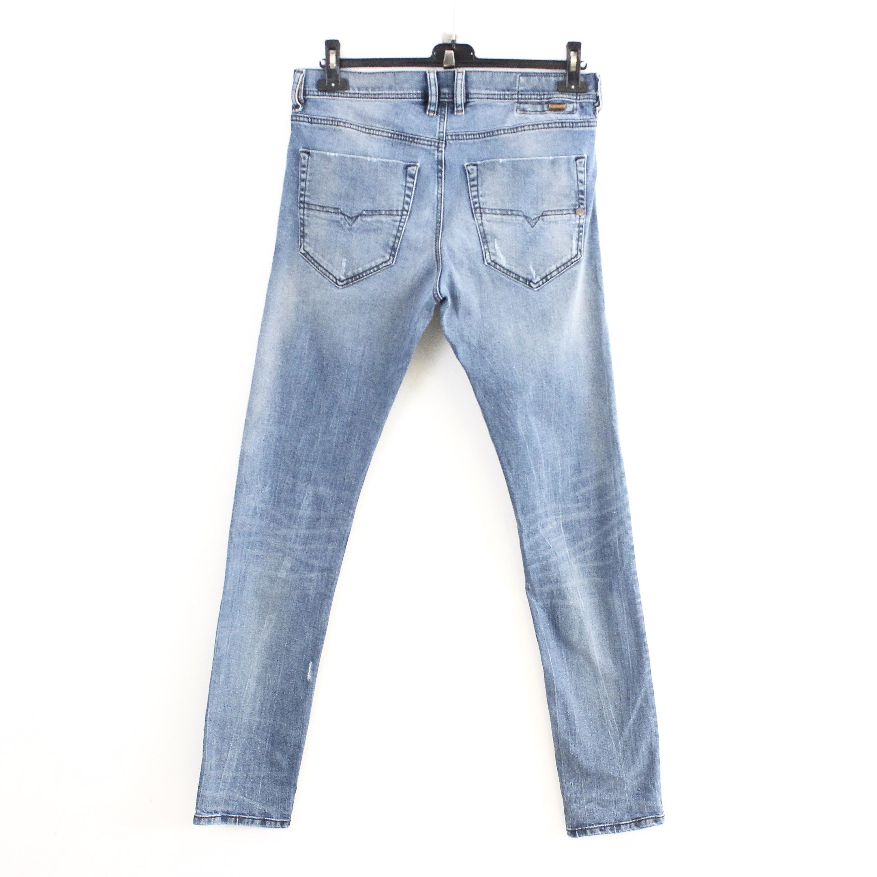 Diesel Tepphar W31 L32 Slim Carrot Jeans Straight Denim Pants Blue Size US 31 - 4 Thumbnail