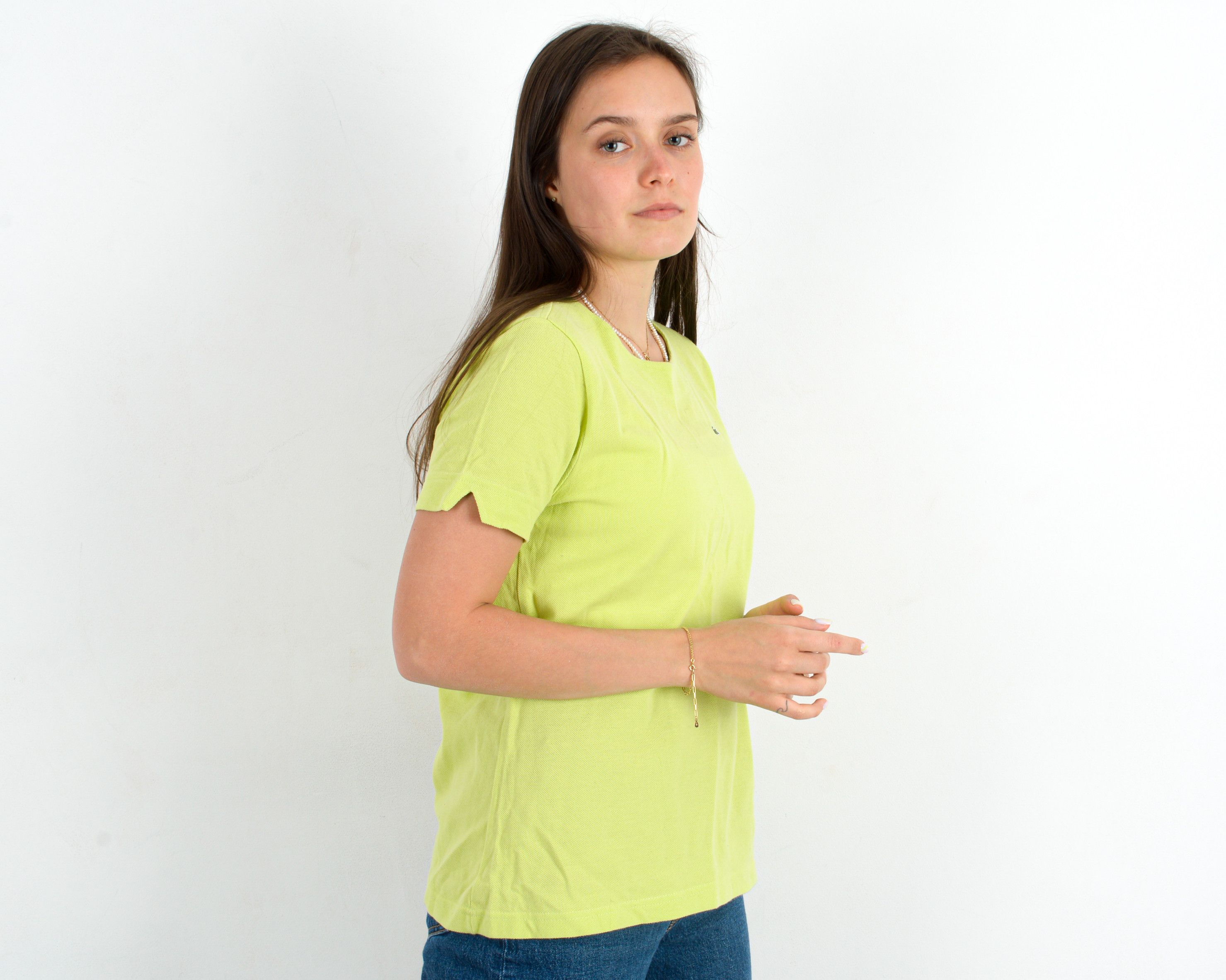 Lacoste × Vintage Devanlay Size 44 T-Shirt Short Sleeved Tee Cotton Top Sports Size L / US 10 / IT 46 - 2 Thumbnail