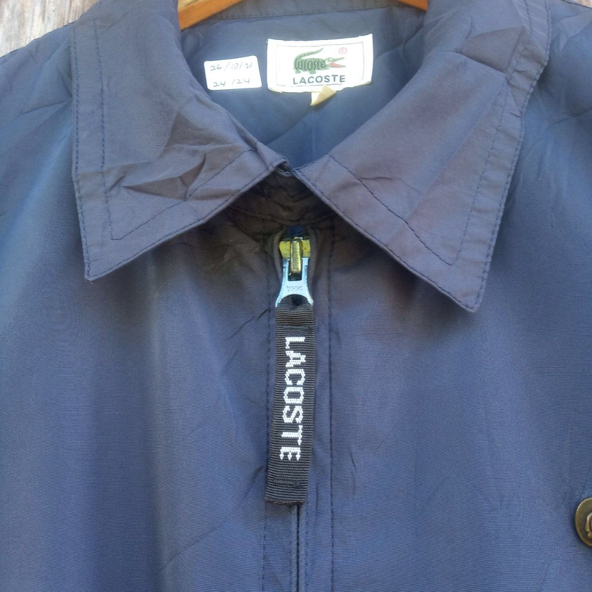 Lacoste Vintage Lacoste Embroidery Logo Zipper Windbreaker Jacket Size US M / EU 48-50 / 2 - 6 Thumbnail