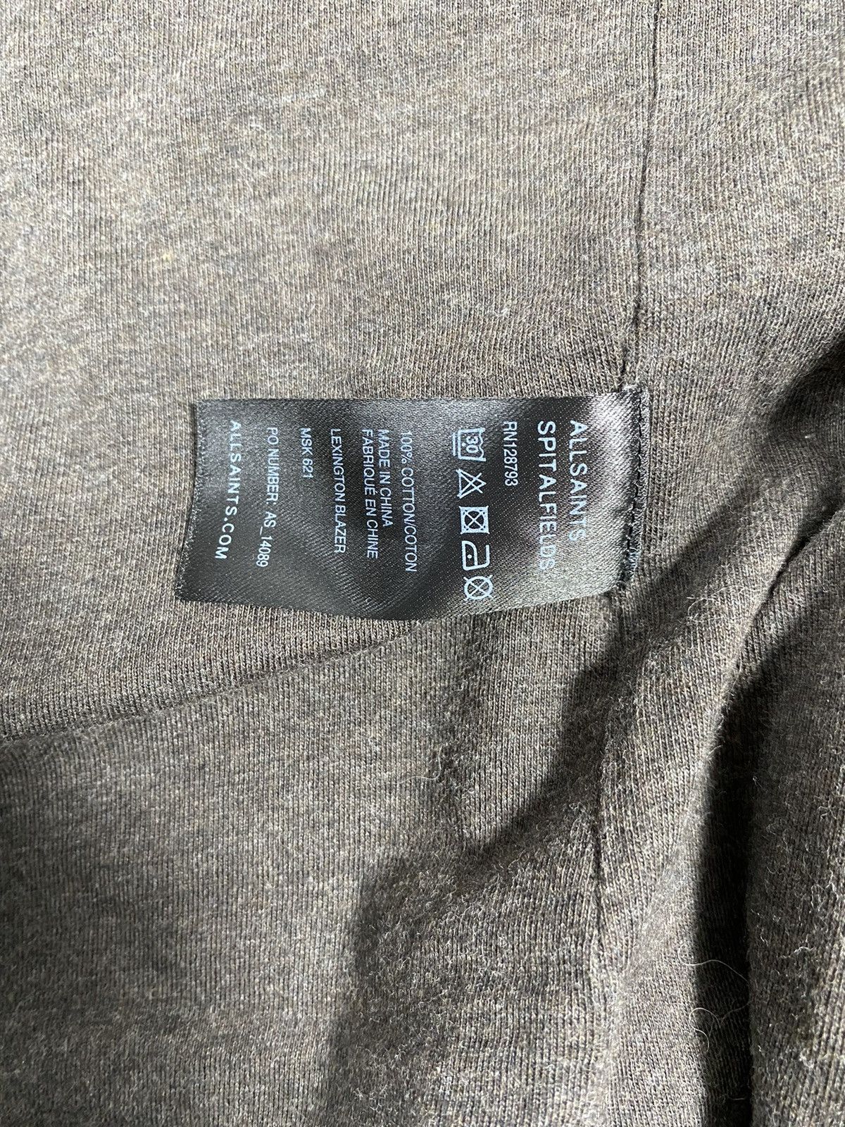 Allsaints Allsaints blazer spitalfield size M Size US S / EU 44-46 / 1 - 4 Thumbnail