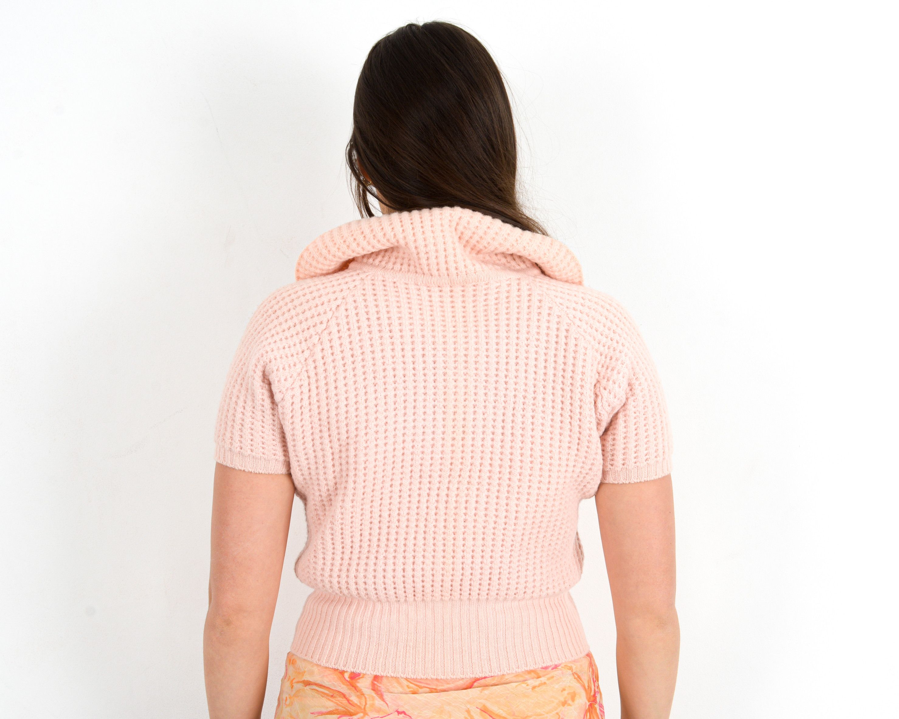Smartwool × Vintage Wool Button Up Short Sleeved Shirt Cardigan Sweater Jumper Size S / US 4 / IT 40 - 5 Thumbnail