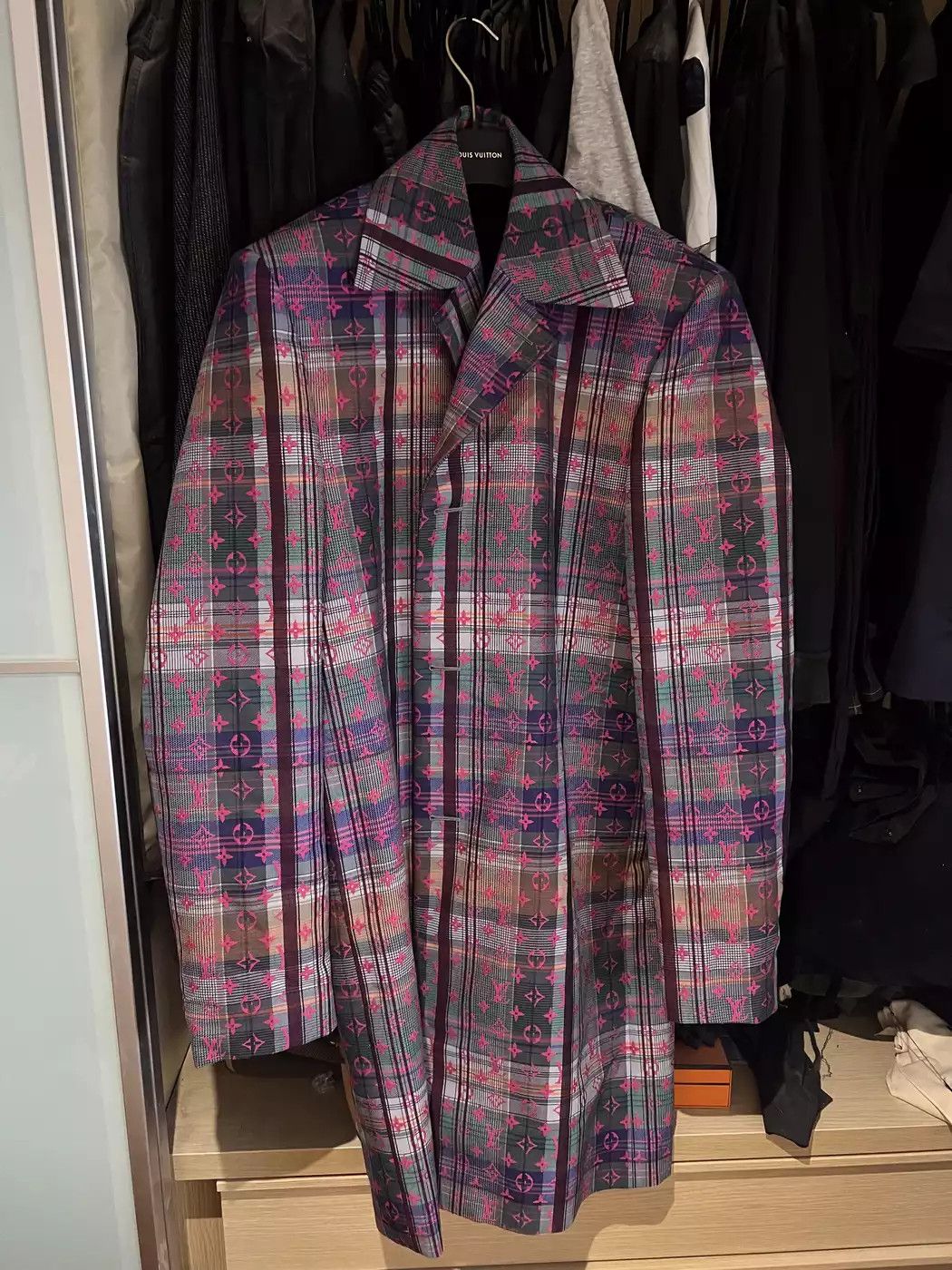 Louis Vuitton Louis Vuitton Madras Pink Monogram Smart Coat Size US L / EU 52-54 / 3 - 7 Thumbnail