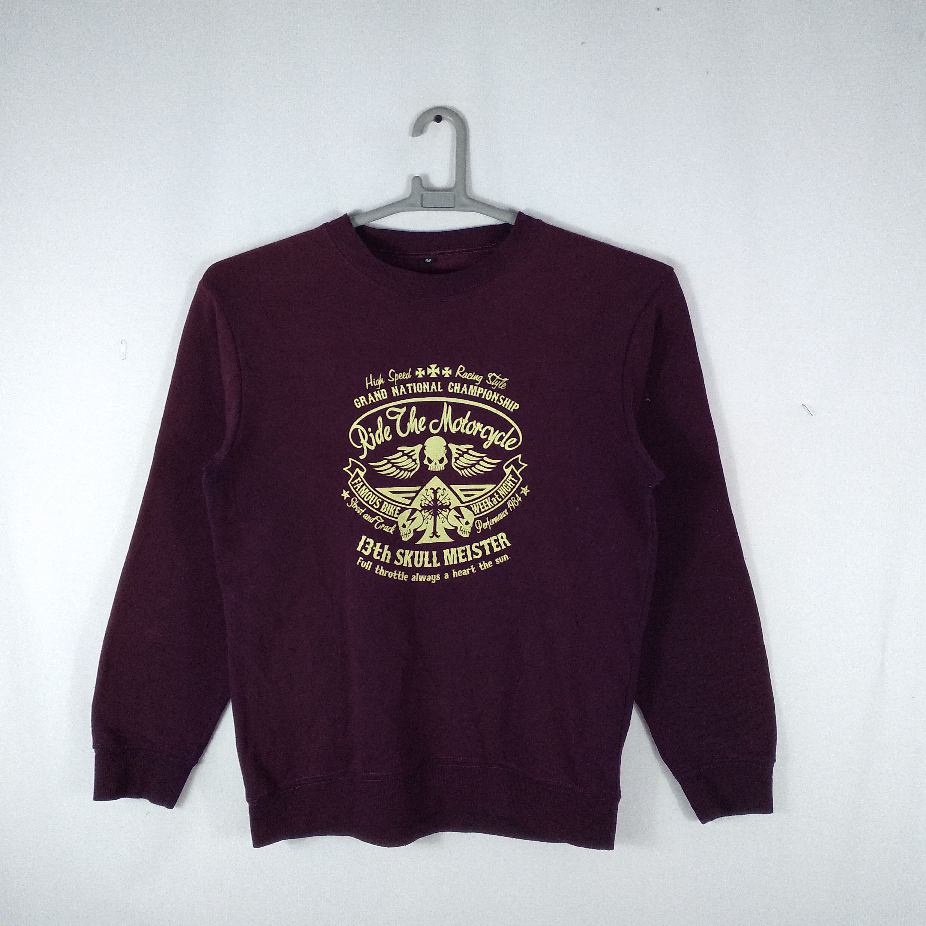 Japanese Brand × Vintage Vintage Grand National Ride The Motorcycle Sweatshirts Size US XS / EU 42 / 0 - 1 Thumbnail