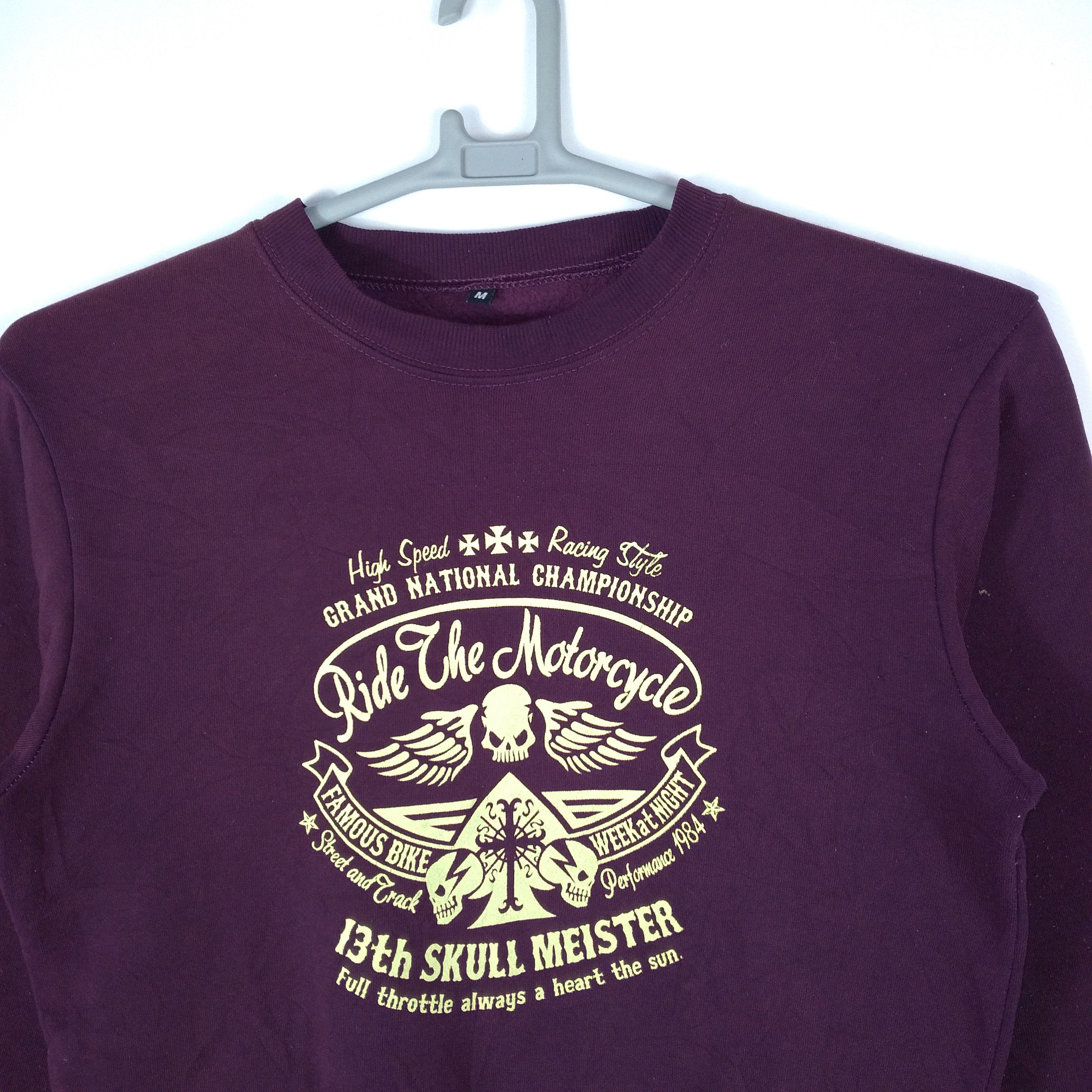 Japanese Brand × Vintage Vintage Grand National Ride The Motorcycle Sweatshirts Size US XS / EU 42 / 0 - 2 Thumbnail