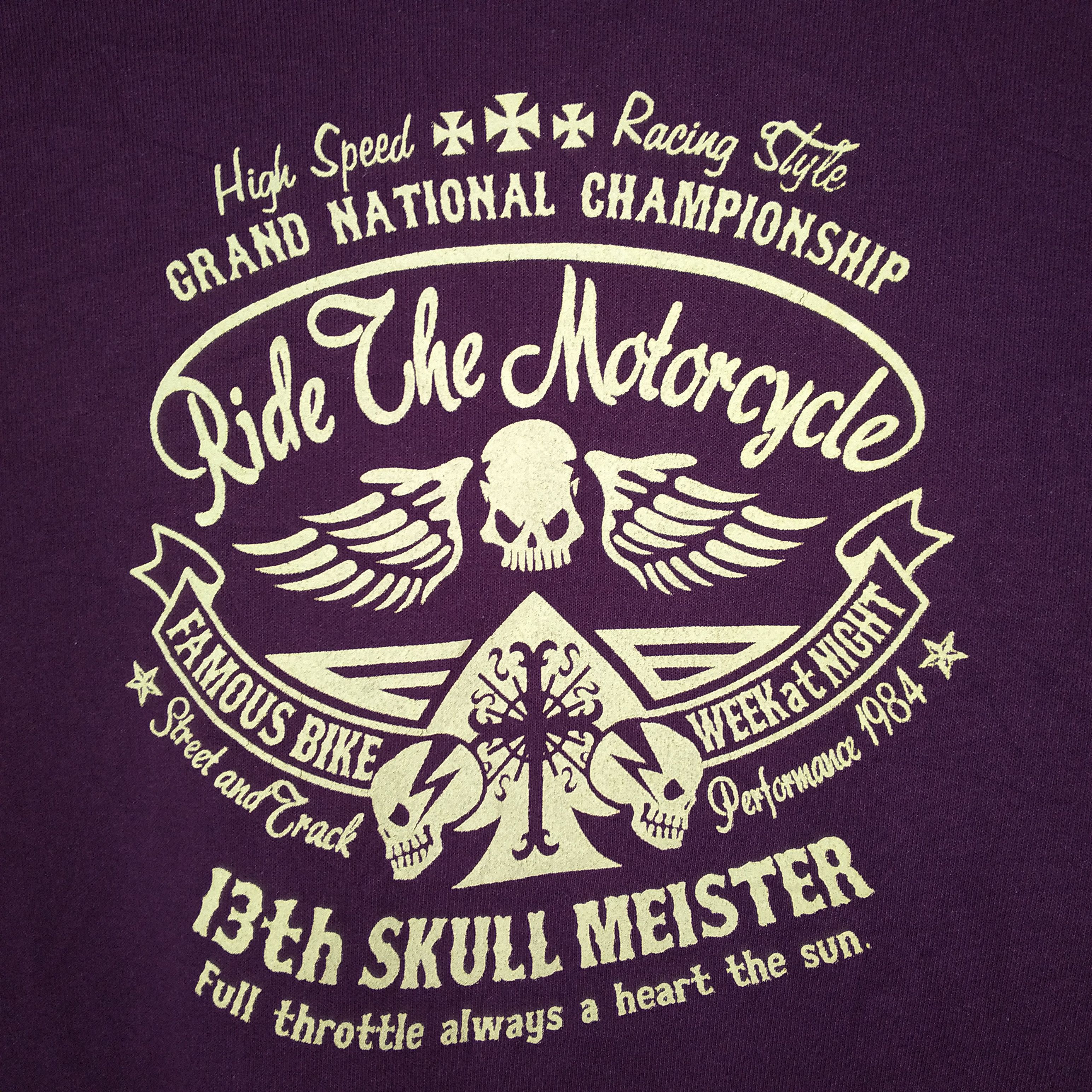 Japanese Brand × Vintage Vintage Grand National Ride The Motorcycle Sweatshirts Size US XS / EU 42 / 0 - 4 Thumbnail