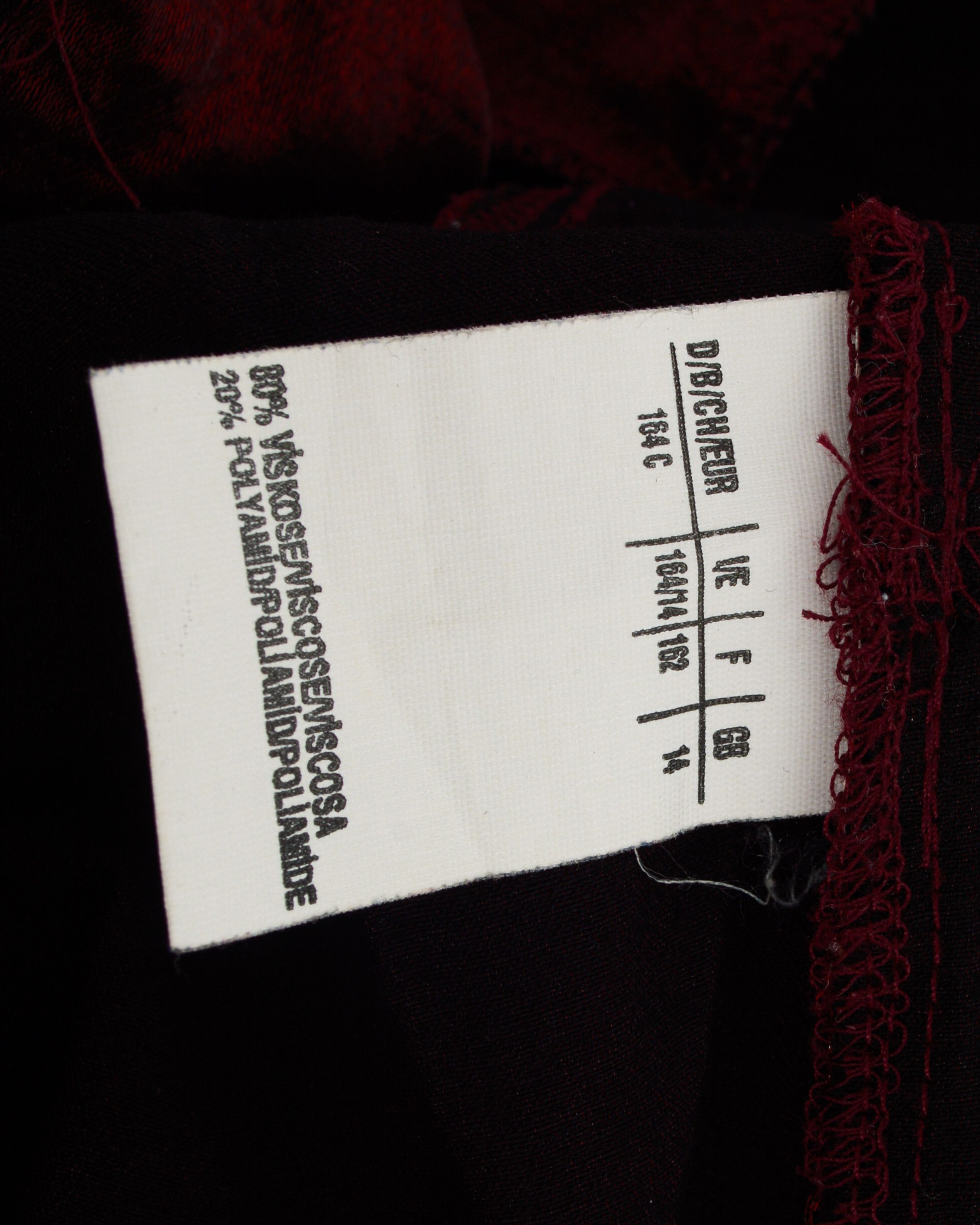 Vintage 90's Shimmery Shirt Long Sleeved Blouse Burgundy Jacket Top Size M / US 6-8 / IT 42-44 - 5 Thumbnail