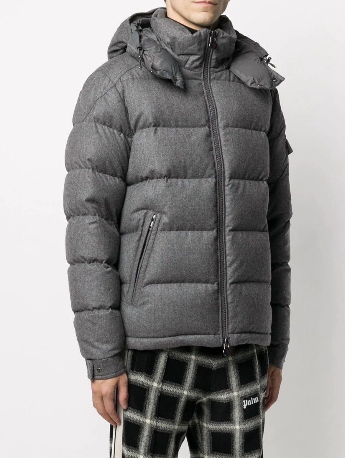 Moncler Moncler Montgenevre Grey Jacket Size US L / EU 52-54 / 3 - 12 Thumbnail