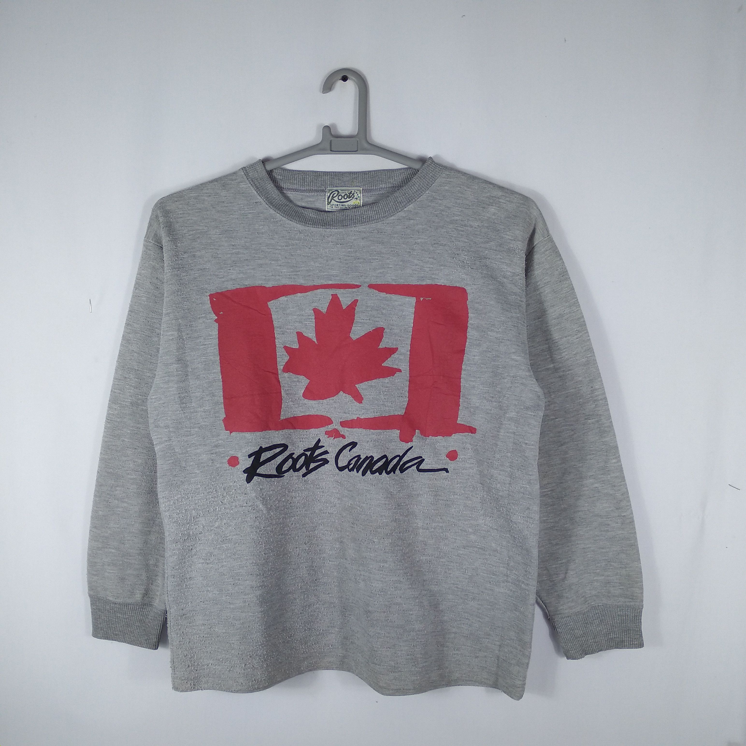 Vintage Canada Roots OG Classic Big Logo Sweatshirts