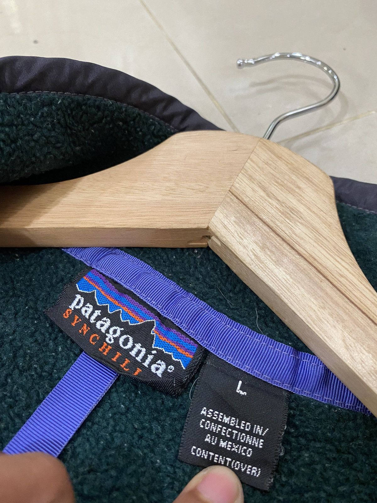Patagonia ❄️PATAGONIA HALF DEEP PILED GREEN FLEECE JACKET Size US L / EU 52-54 / 3 - 7 Thumbnail