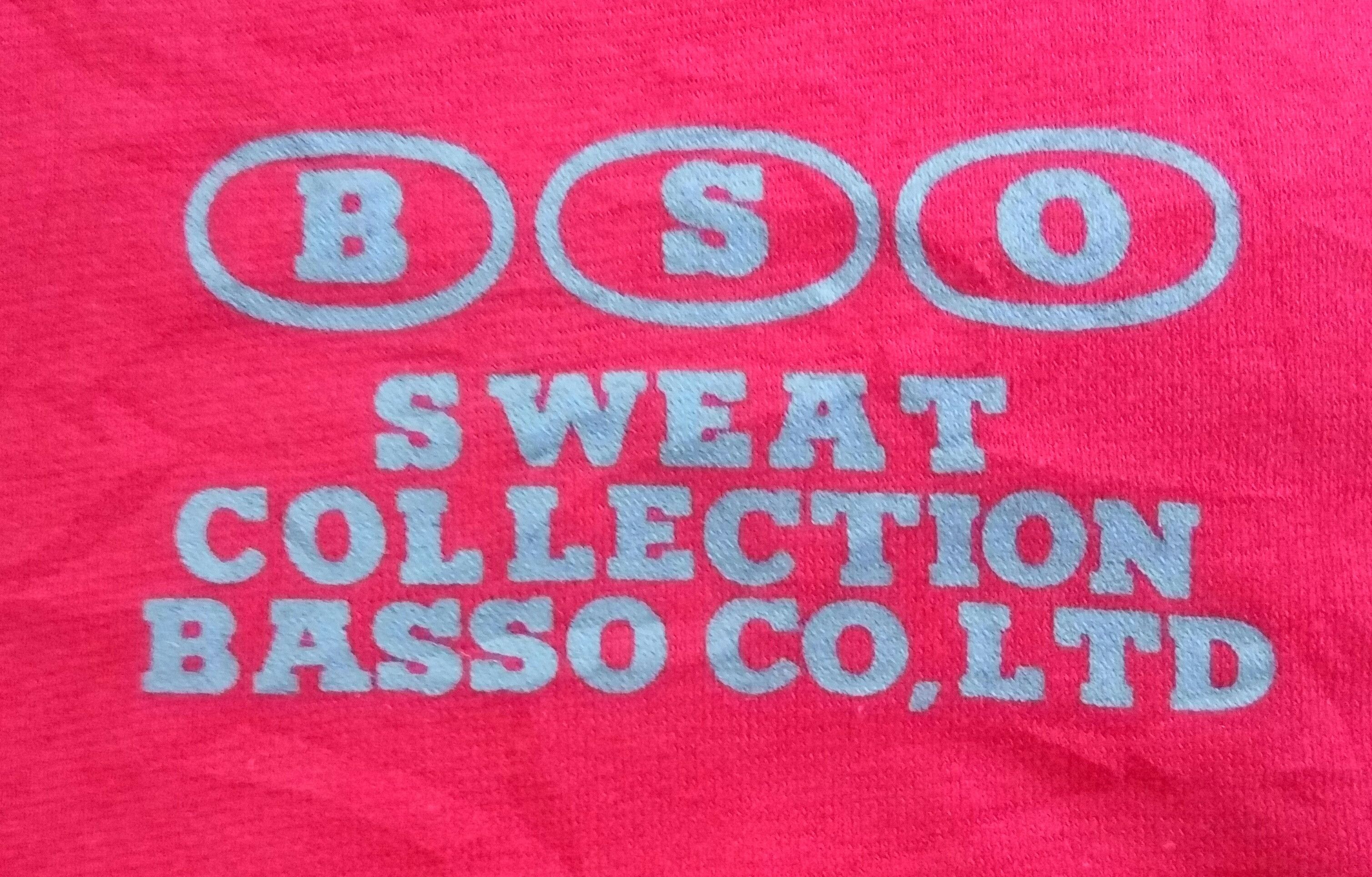 BSO SWEAT COLLECTION BASSO CO.,LTD T-SHIRT MADE IN JAPAN