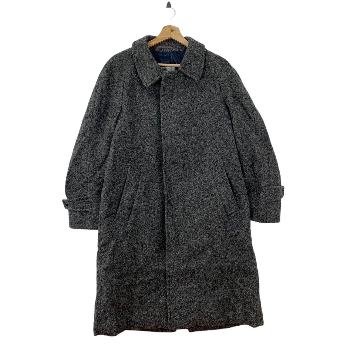 Aquascutum Vintage Aquascutum British Luxury Wool Long Coat Jacket Size US M / EU 48-50 / 2 - 1 Thumbnail
