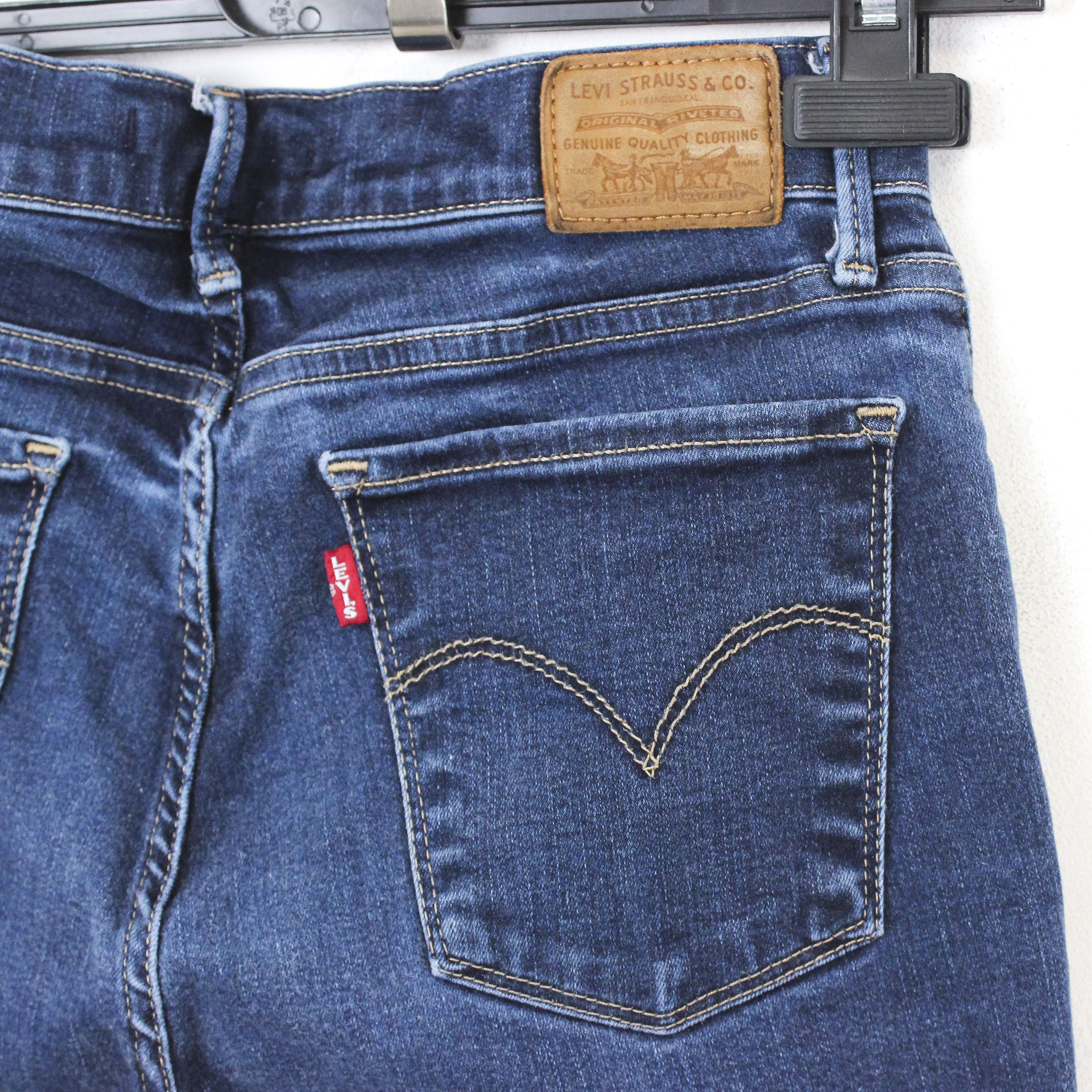 Levi's Premium 710 Super Skinny W30 L32 Jeans Trousers Pants Denim Size 30" / US 8 / IT 44 - 4 Thumbnail