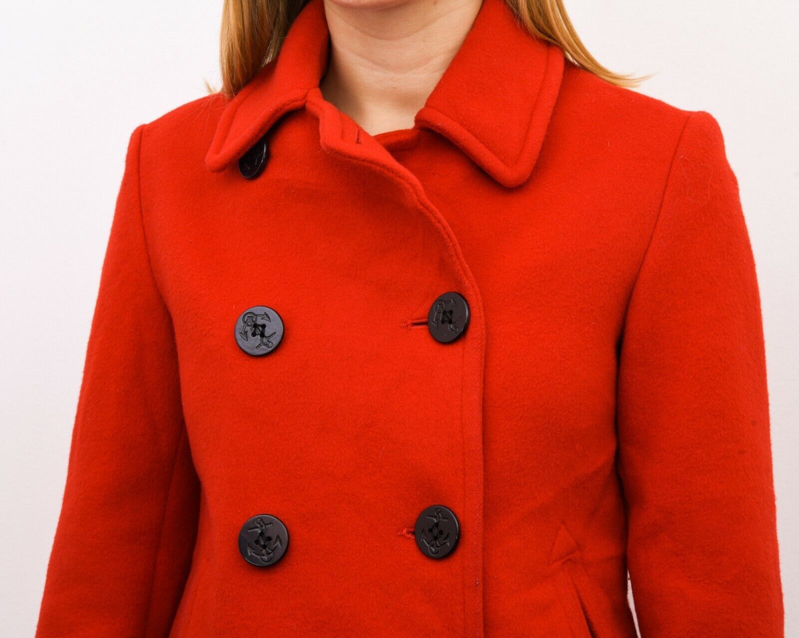 Polo Ralph Lauren × Ralph Lauren × Vintage Women's S Peacoat Jacket Double Breasted Coat Size S / US 4 / IT 40 - 4 Thumbnail