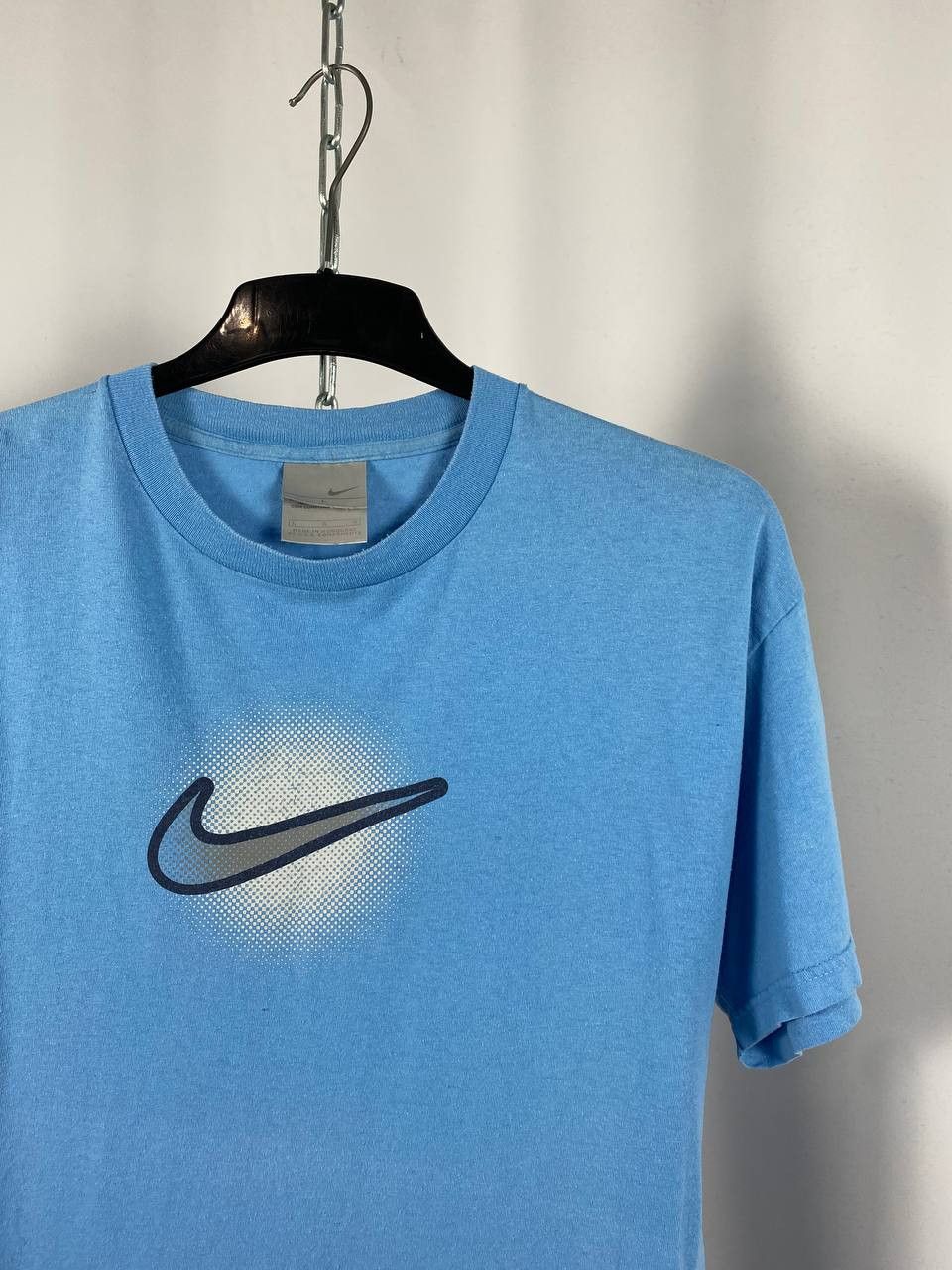 Nike × Vintage Nike vintage swoosh blue T-shirts size L Size US L / EU 52-54 / 3 - 2 Thumbnail