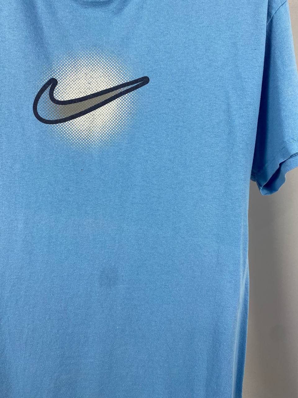Nike × Vintage Nike vintage swoosh blue T-shirts size L Size US L / EU 52-54 / 3 - 3 Thumbnail