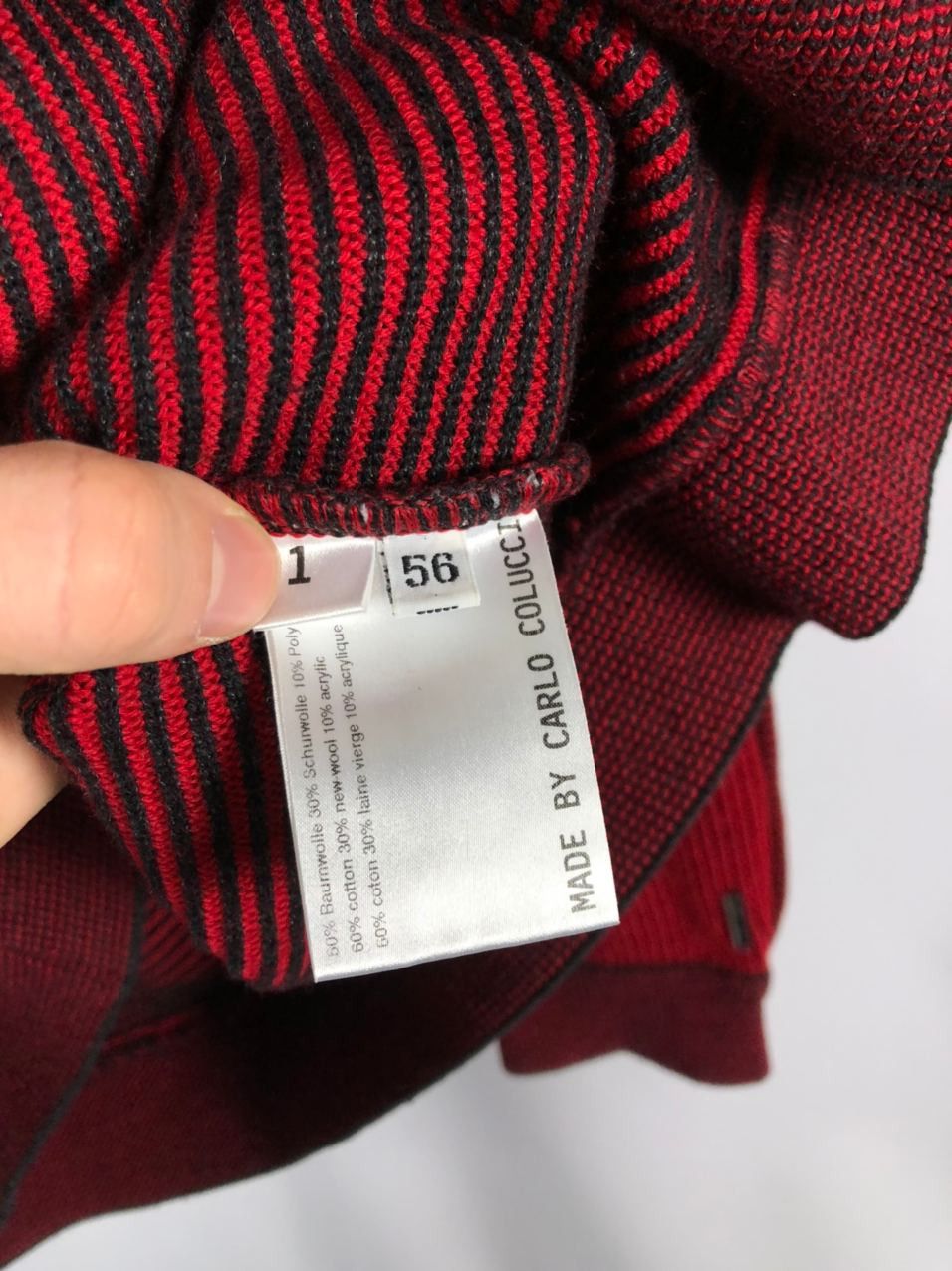Carlo Colucci Carlo Colucci sweaters size 56 XL V-neck Size US XL / EU 56 / 4 - 4 Thumbnail