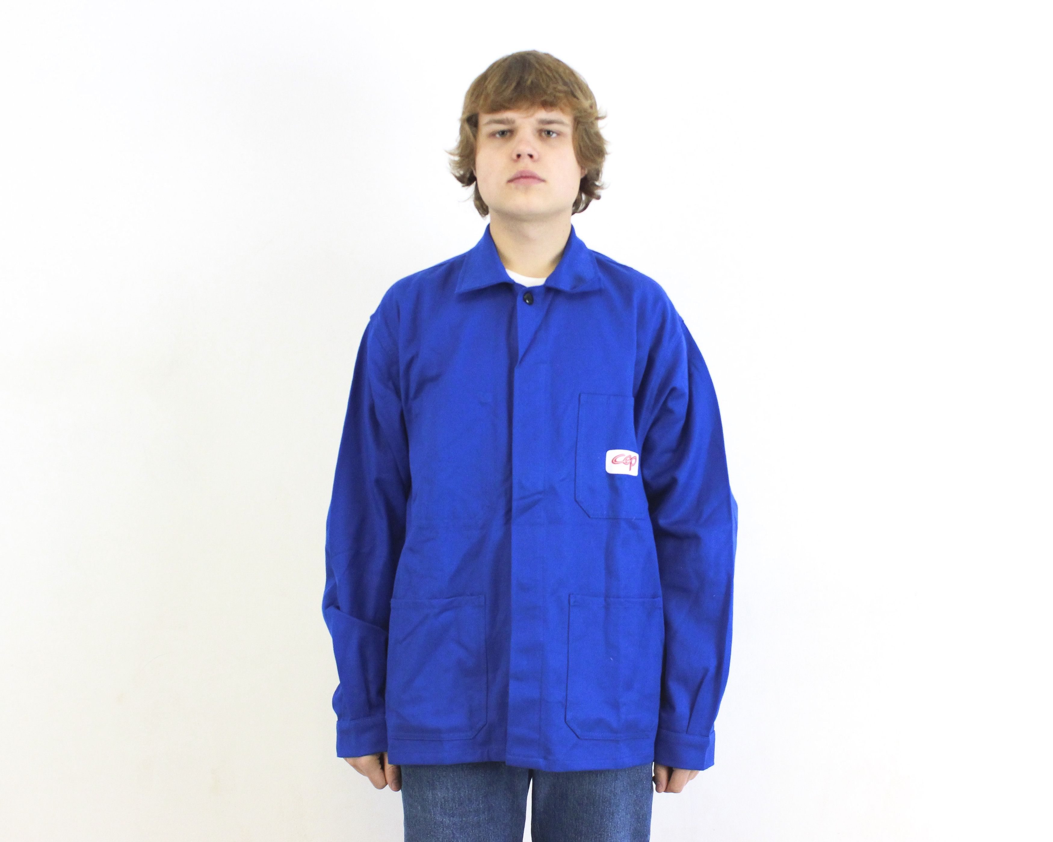 Other × Vintage CEP Worker Overshirt Chore Jacket Utility Coat Shirt Cotton Size US L / EU 52-54 / 3 - 3 Thumbnail