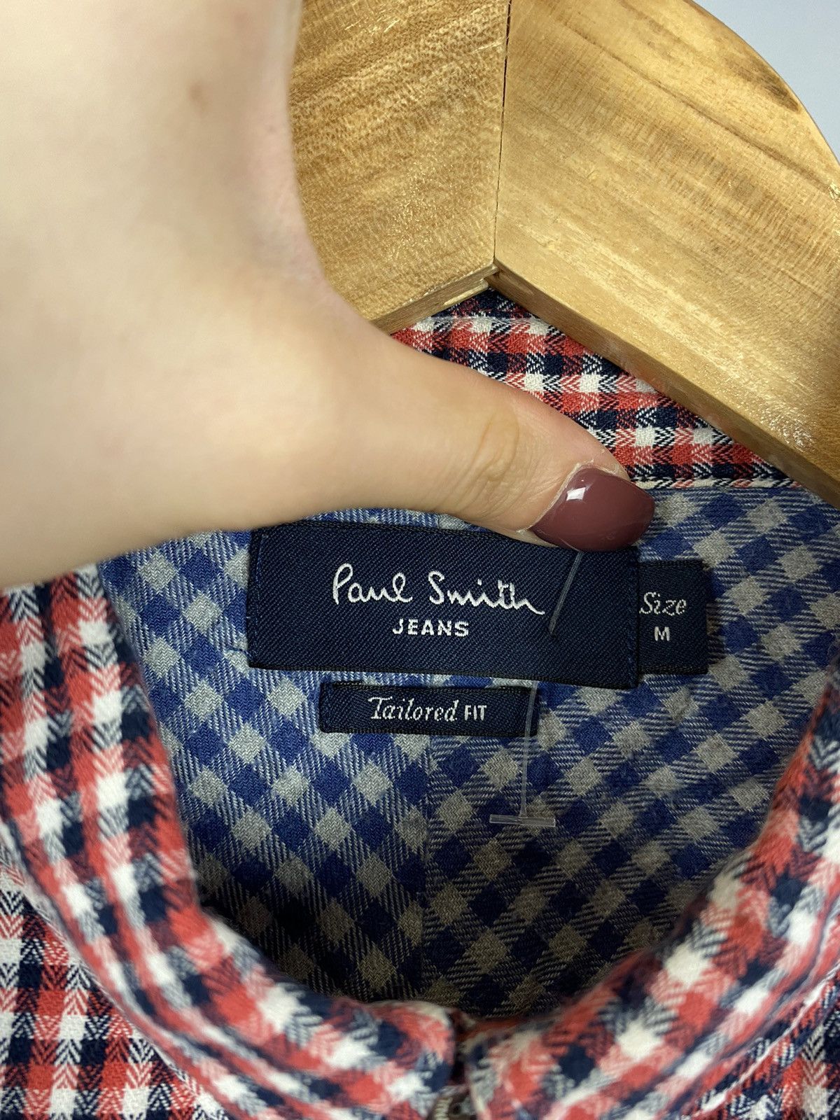 Paul Smith Paul Smith luxury shirt streetwear burgundy size M Size US M / EU 48-50 / 2 - 3 Thumbnail