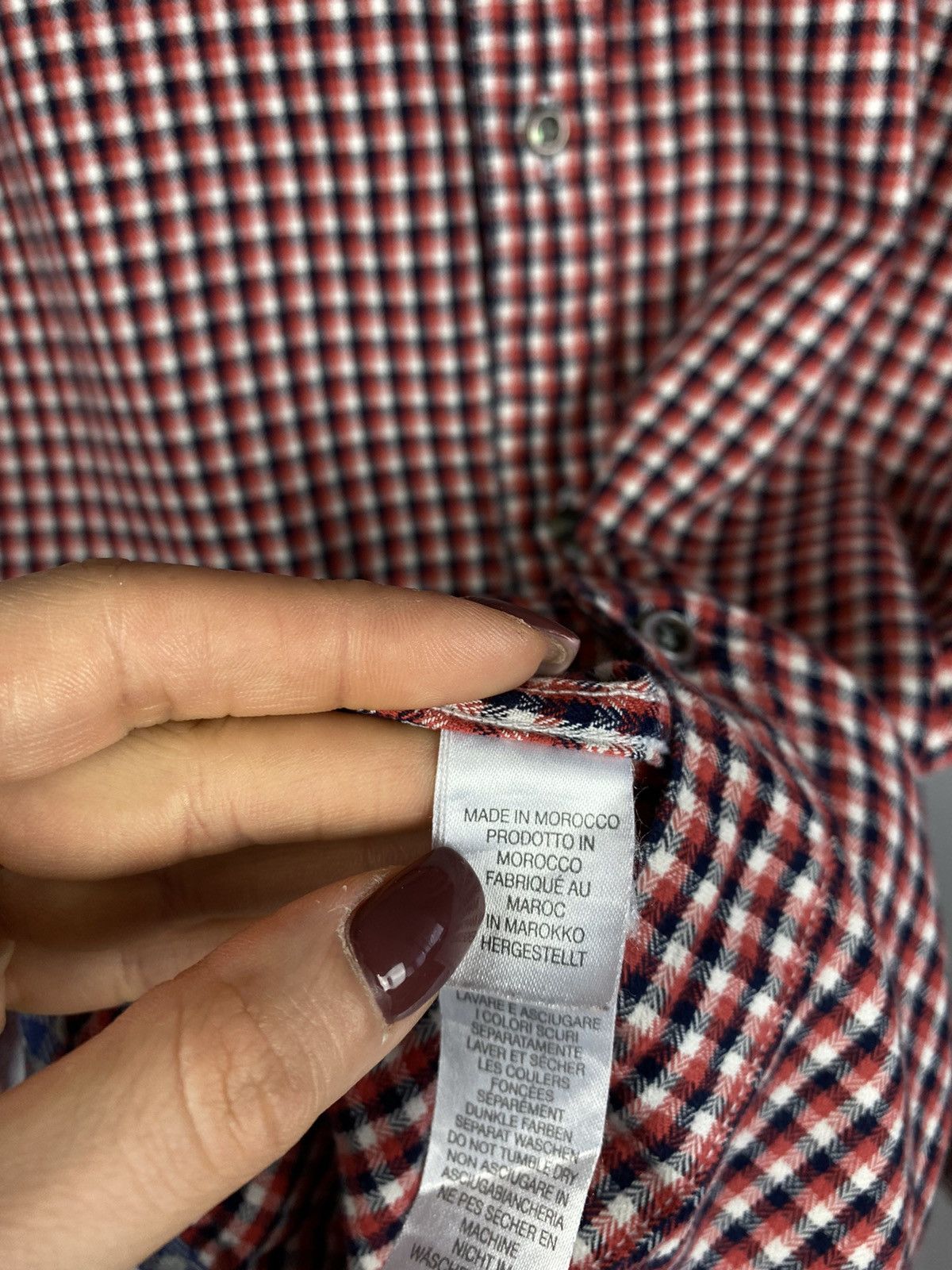 Paul Smith Paul Smith luxury shirt streetwear burgundy size M Size US M / EU 48-50 / 2 - 4 Thumbnail