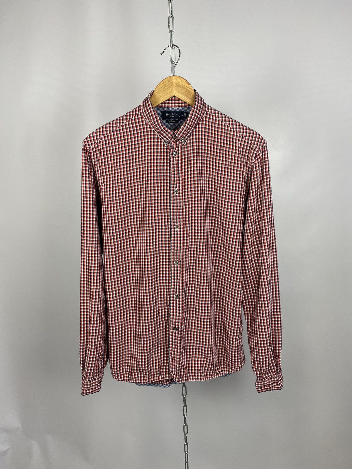 Paul Smith Paul Smith luxury shirt streetwear burgundy size M Size US M / EU 48-50 / 2 - 1 Thumbnail