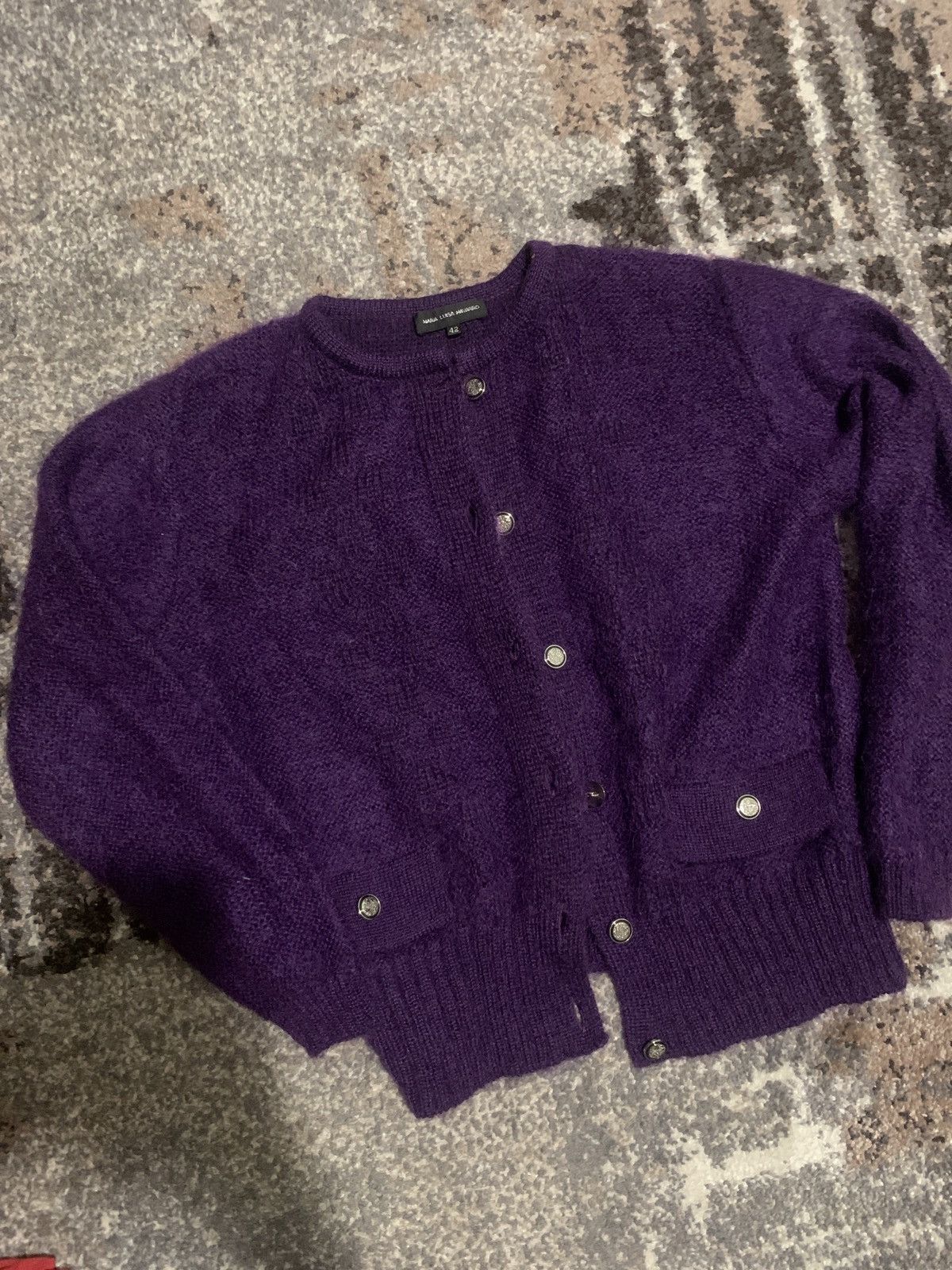 Kurt Cobian mohair cardigan purple Kurt Cobian mohair cardigan
