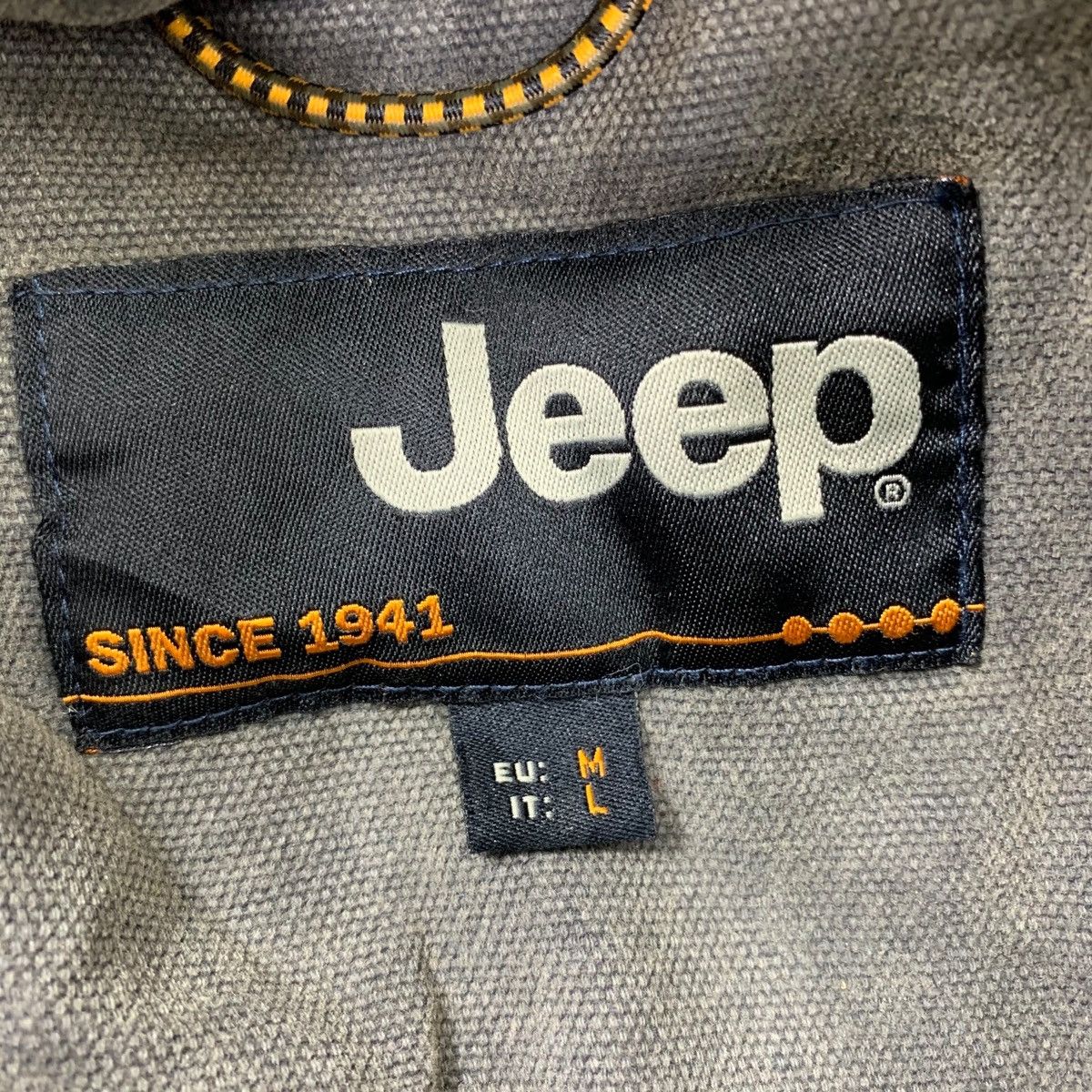Jeep Vintage Jeep Outdoor Denim Heavy Button Jacket Size US L / EU 52-54 / 3 - 6 Thumbnail