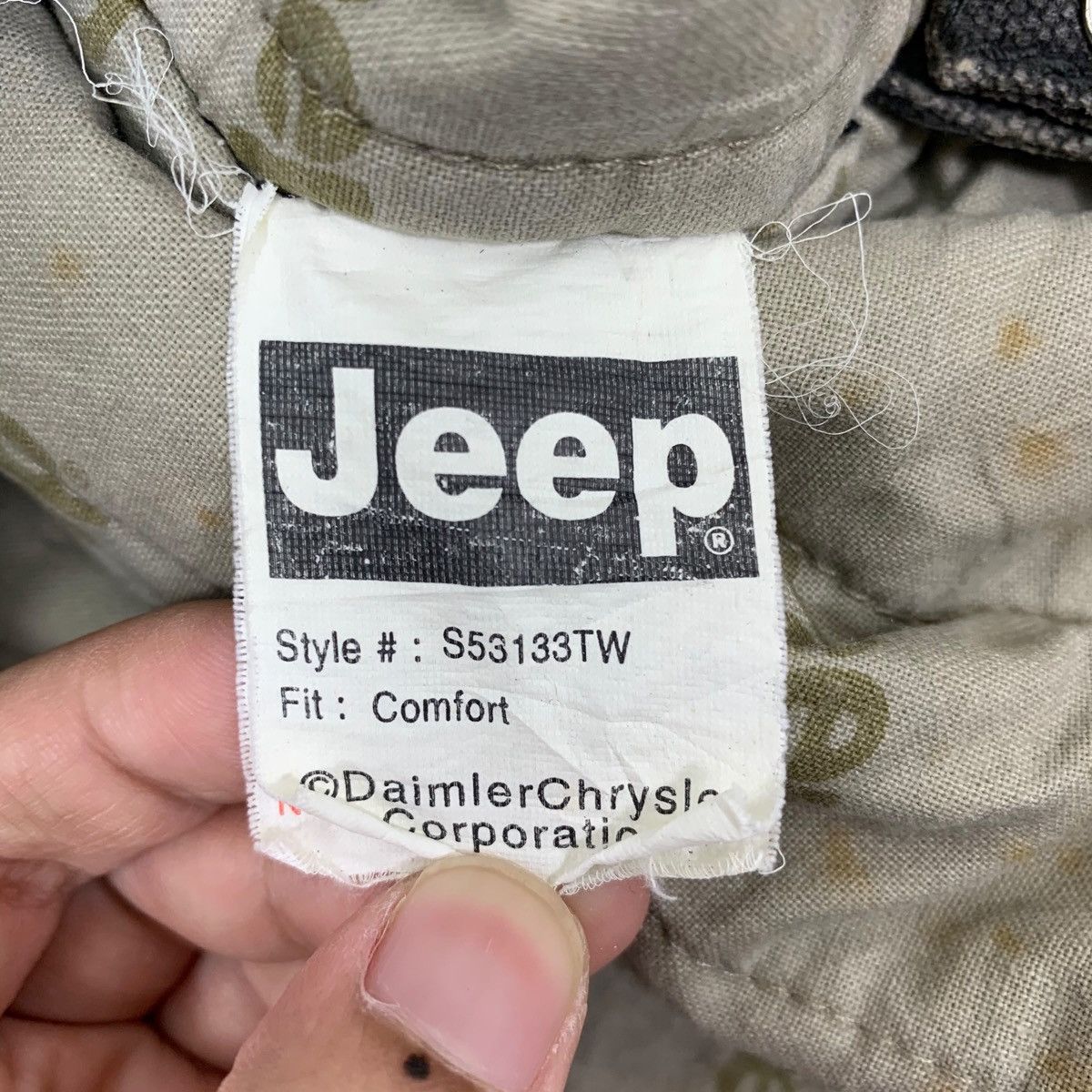Jeep Vintage Jeep Outdoor Denim Heavy Button Jacket Size US L / EU 52-54 / 3 - 7 Thumbnail