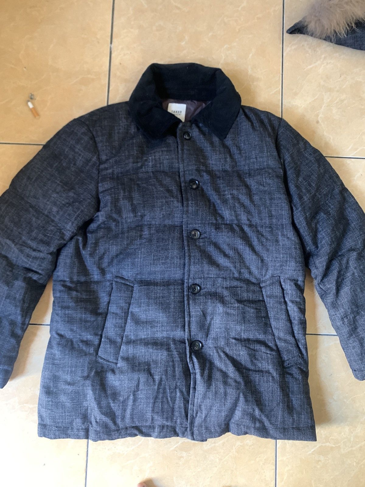 Japanese Brand Vintage TAKEO KIKUCHI puffer jacket beautiful hoodied Size US M / EU 48-50 / 2 - 7 Thumbnail