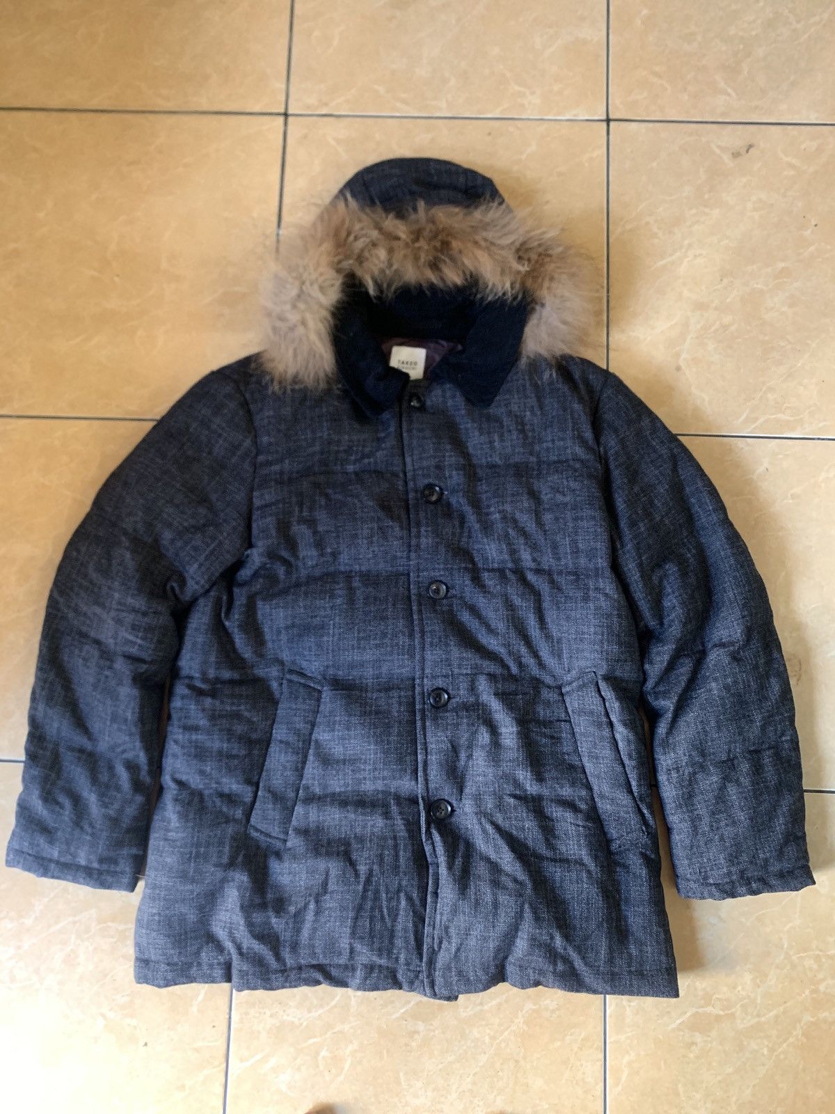 Japanese Brand Vintage TAKEO KIKUCHI puffer jacket beautiful hoodied Size US M / EU 48-50 / 2 - 2 Thumbnail