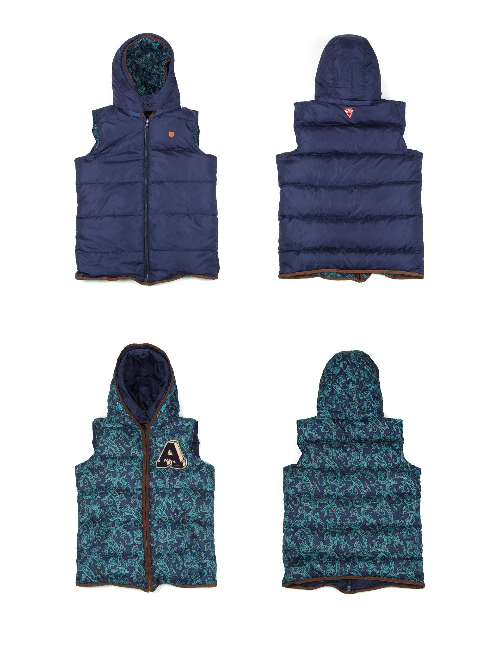 Scotch & Soda Scotch & Soda Down Reversible Hooded Vest Size S / US 4 / IT 40 - 1 Thumbnail