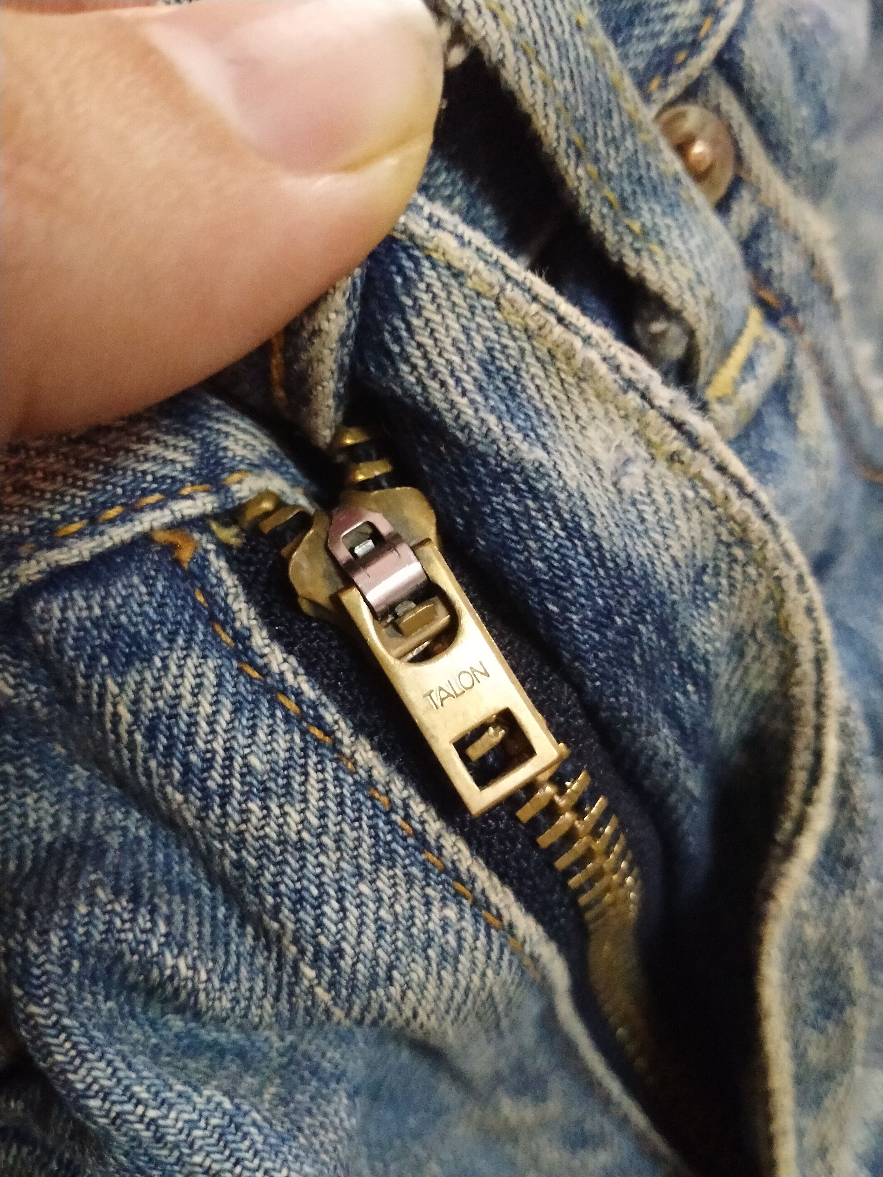 Japanese Brand LEVIS BIG E J09 DISTRESSED DENIM Size US 29 - 4 Thumbnail
