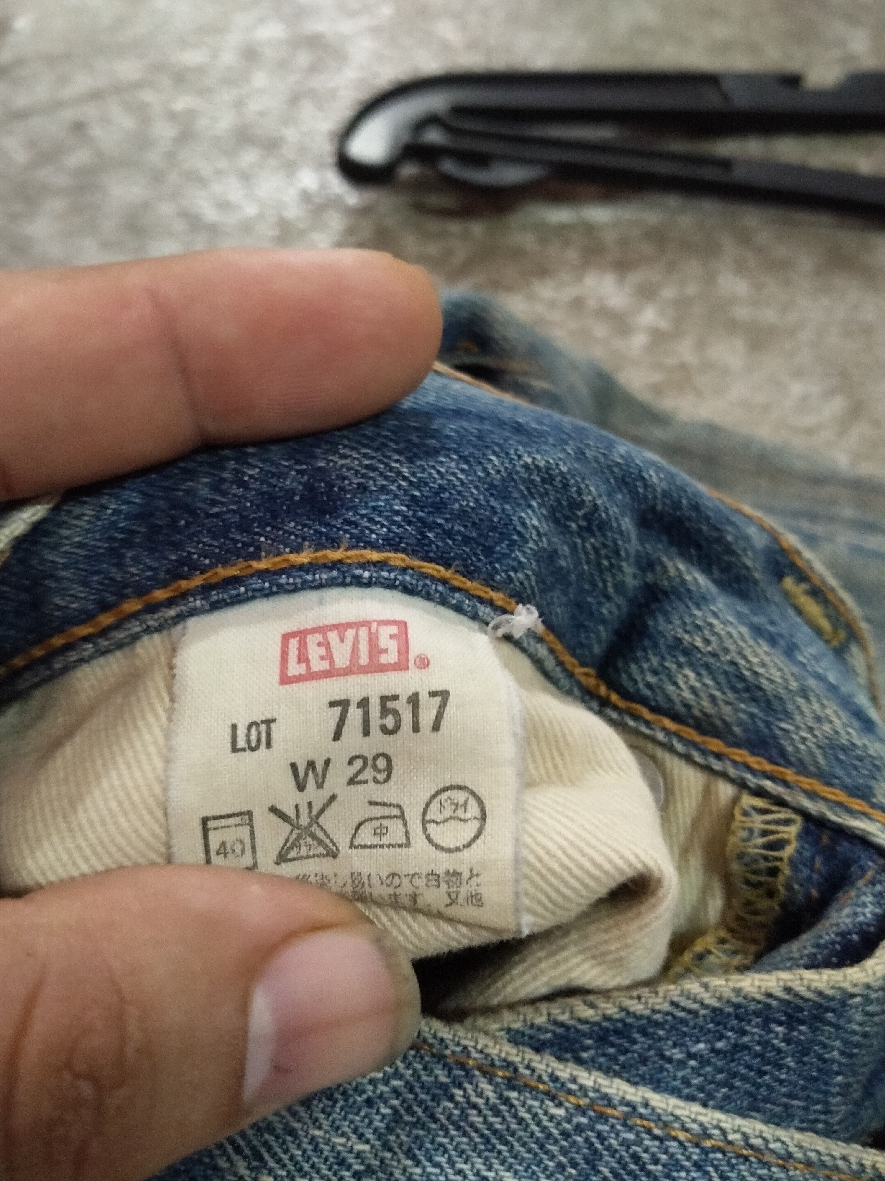 Japanese Brand LEVIS BIG E J09 DISTRESSED DENIM Size US 29 - 7 Thumbnail