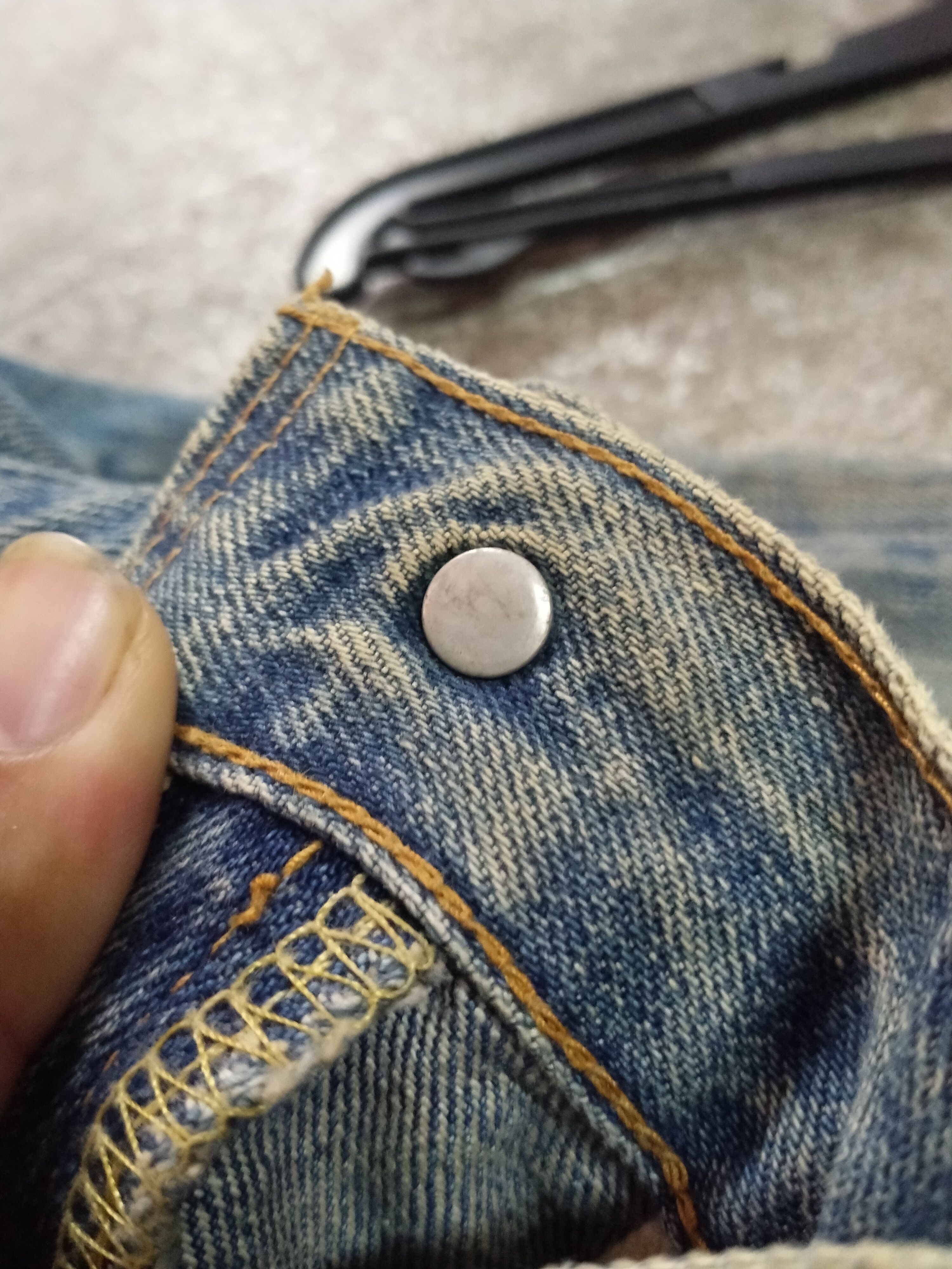 Japanese Brand LEVIS BIG E J09 DISTRESSED DENIM Size US 29 - 5 Thumbnail