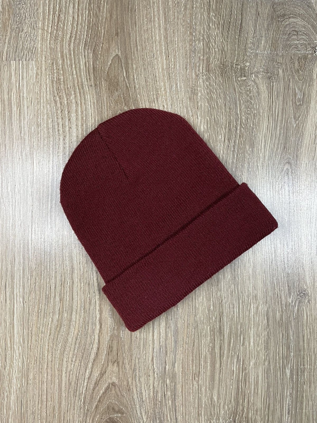 Nike × Vintage 🔥Vintage Nike 90s Small Swoosh Black Beanie Winter Hat Cap Size ONE SIZE - 4 Thumbnail