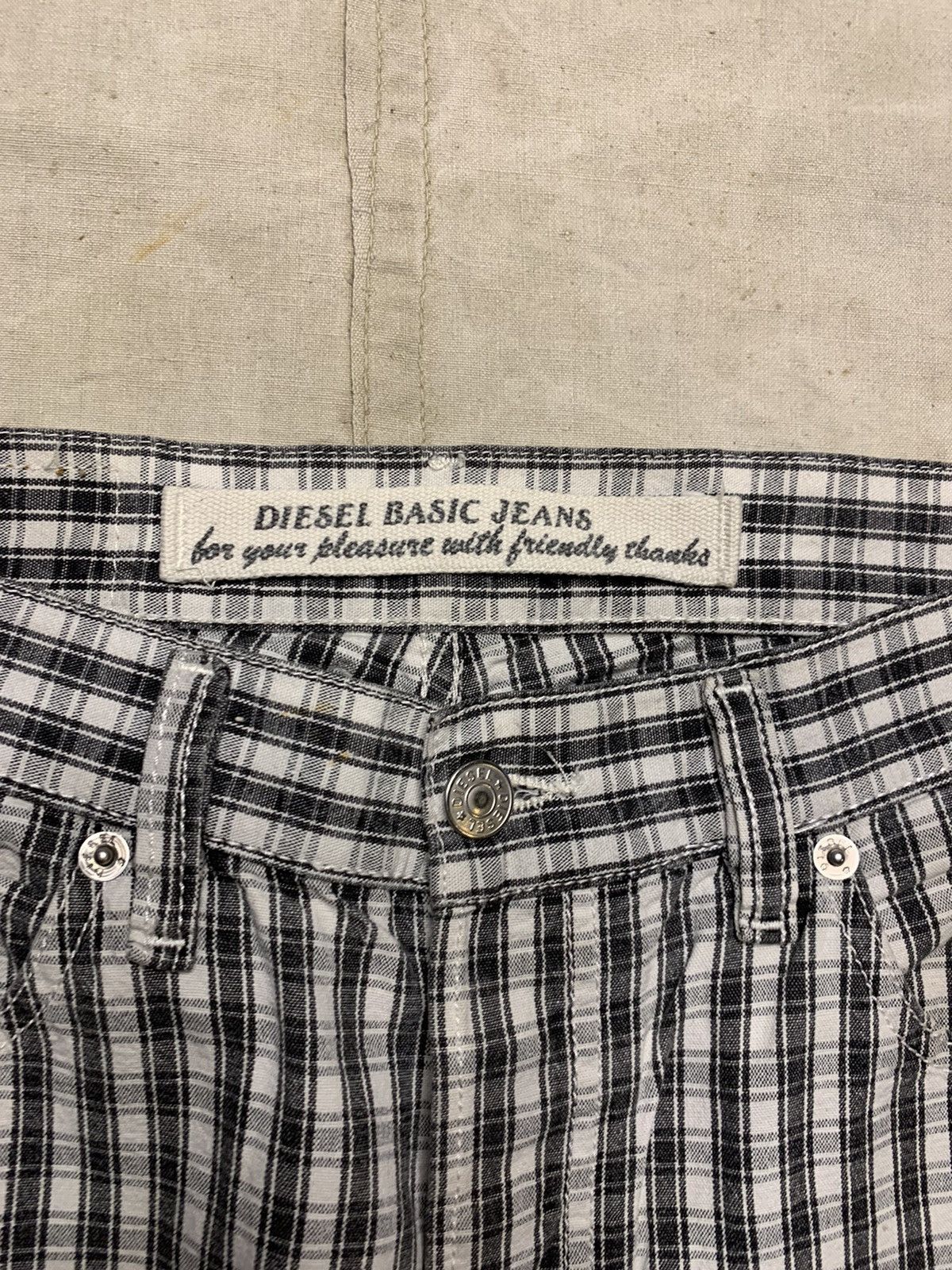 Diesel × Diesel Black Gold Vintage Diesel Y2K Stripped Pants Size US 30 / EU 46 - 5 Thumbnail