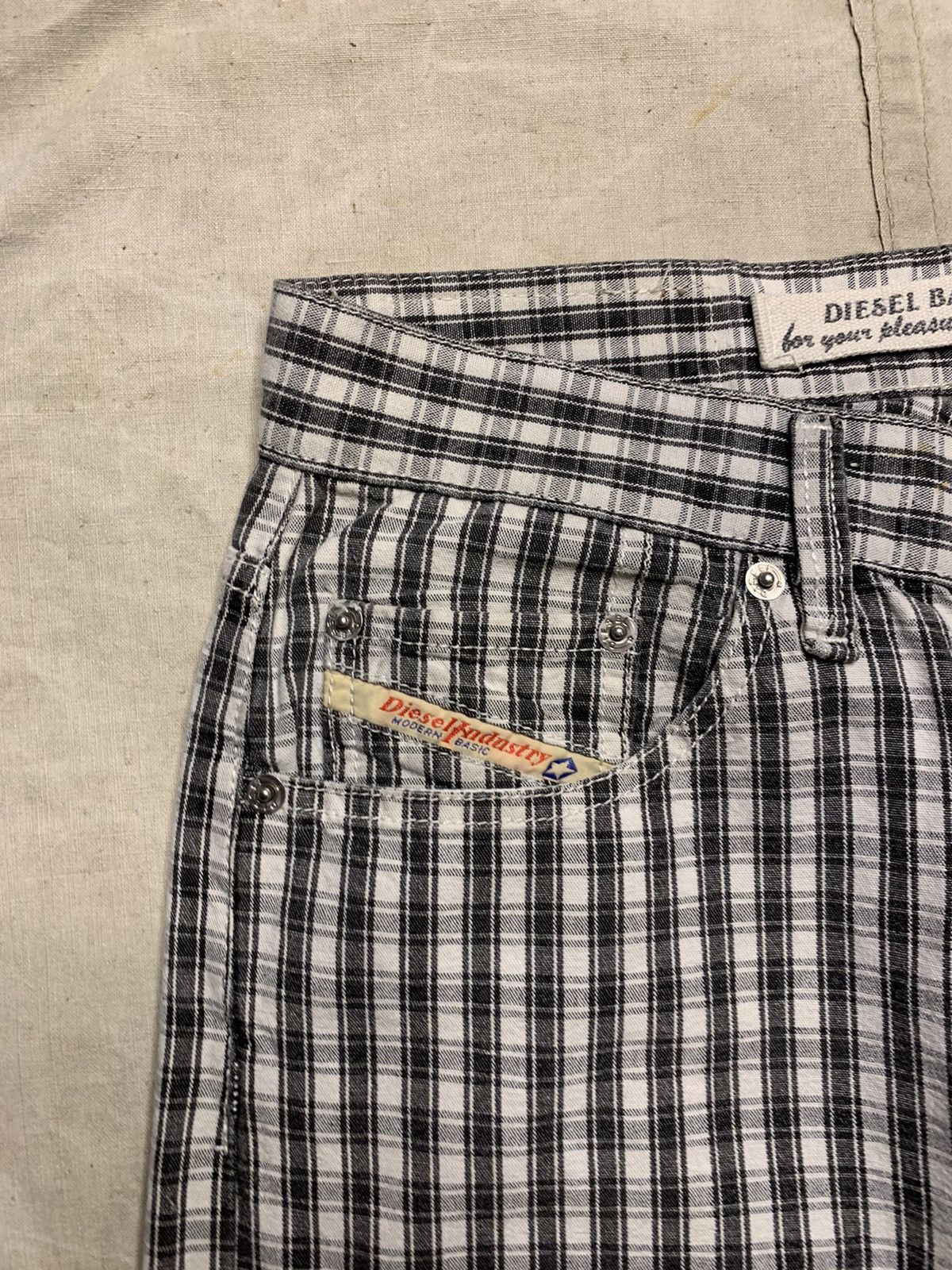 Diesel × Diesel Black Gold Vintage Diesel Y2K Stripped Pants Size US 30 / EU 46 - 4 Thumbnail