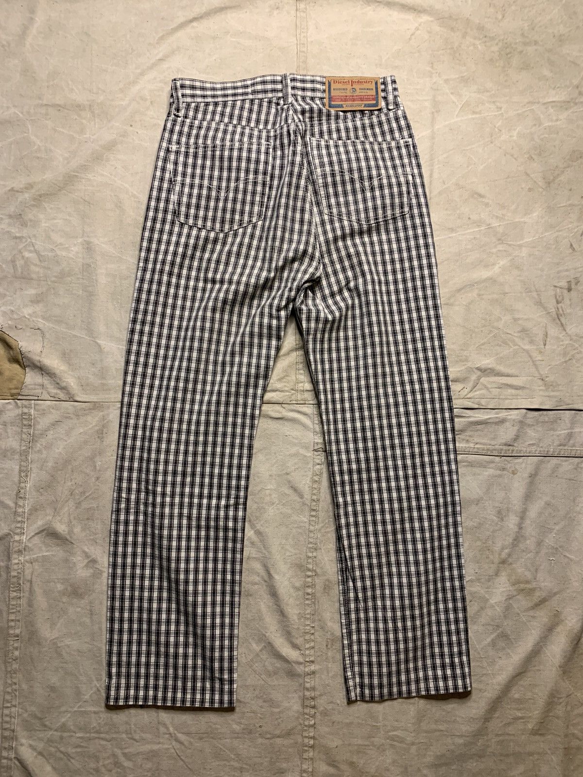 Diesel × Diesel Black Gold Vintage Diesel Y2K Stripped Pants Size US 30 / EU 46 - 2 Thumbnail