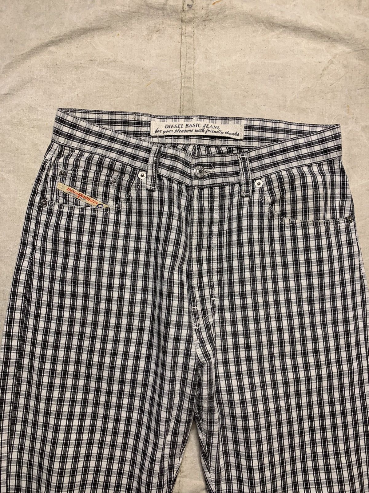 Diesel × Diesel Black Gold Vintage Diesel Y2K Stripped Pants Size US 30 / EU 46 - 3 Thumbnail