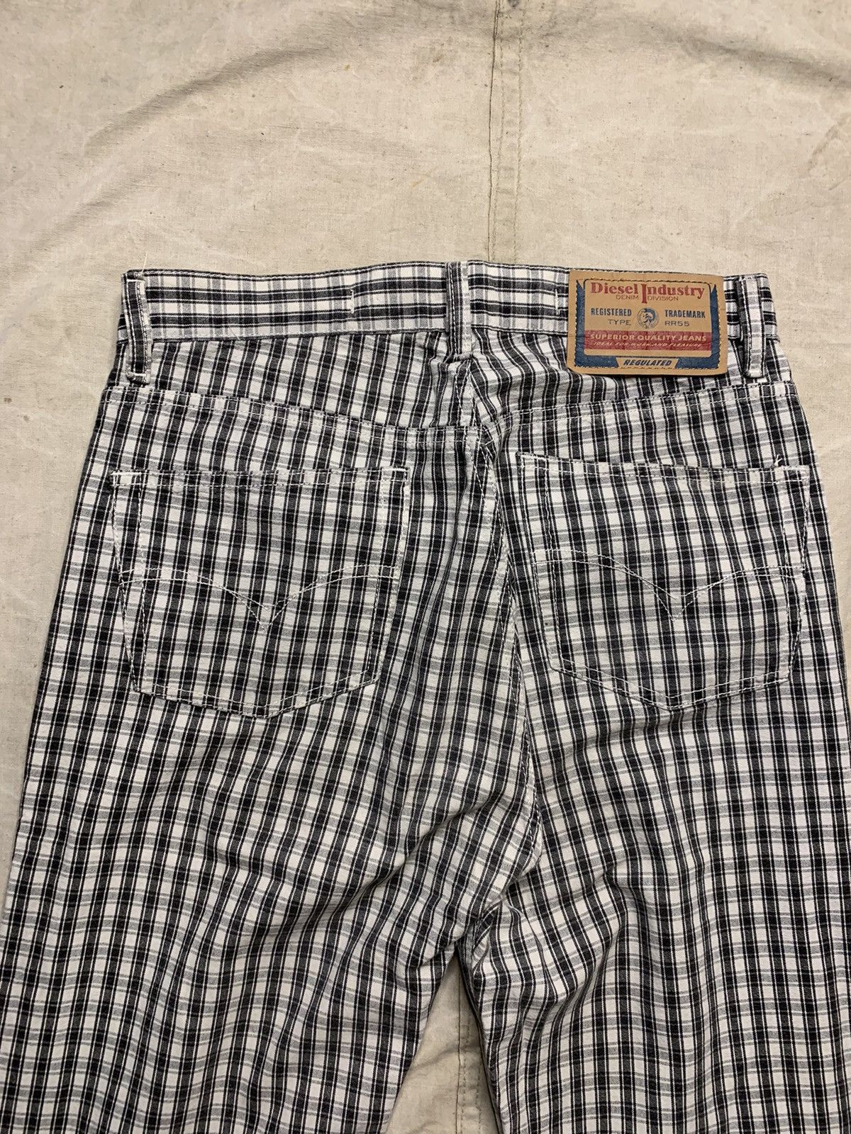 Diesel × Diesel Black Gold Vintage Diesel Y2K Stripped Pants Size US 30 / EU 46 - 7 Thumbnail