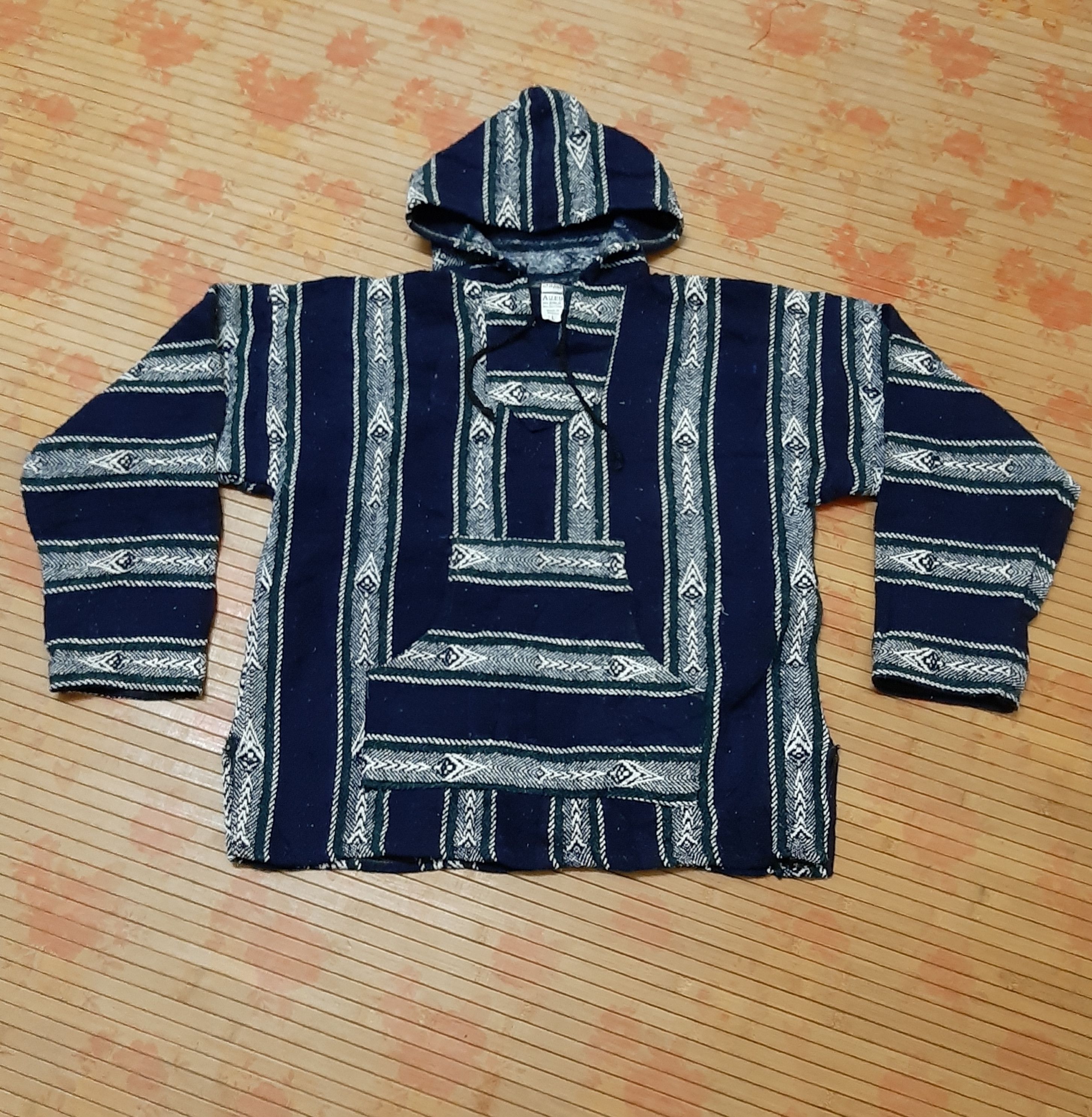 Vintage Ailed Indigo Pullover Hoodie Jacket Like Kapital Size US M / EU 48-50 / 2 - 4 Thumbnail