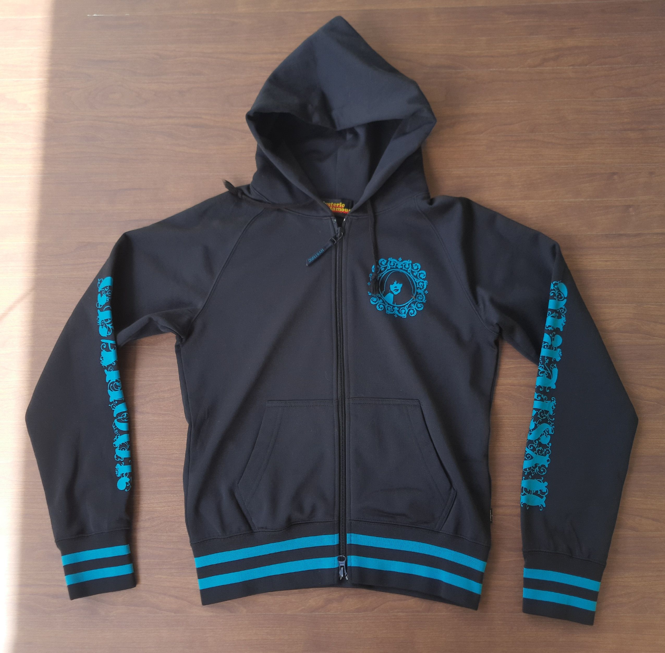HYSTERIC GLAMOUR Vintage Track Jacket Zipp Hoodie