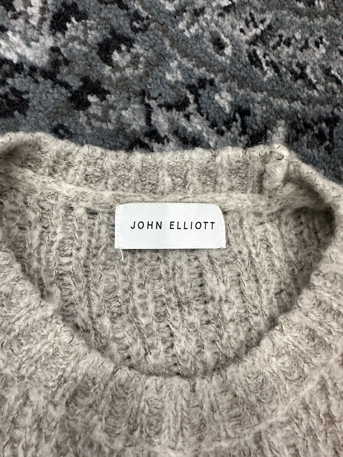 John Elliott Foggy Wool Cashmere Sweater v1 l Linen Size US S / EU 44-46 / 1 - 5 Thumbnail