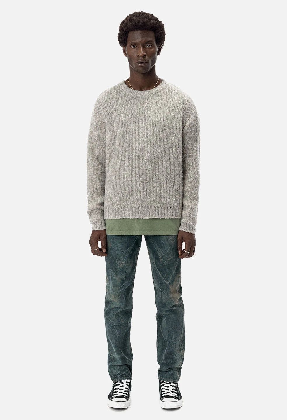 John Elliott Foggy Wool Cashmere Sweater v1 l Linen Size US S / EU 44-46 / 1 - 6 Thumbnail