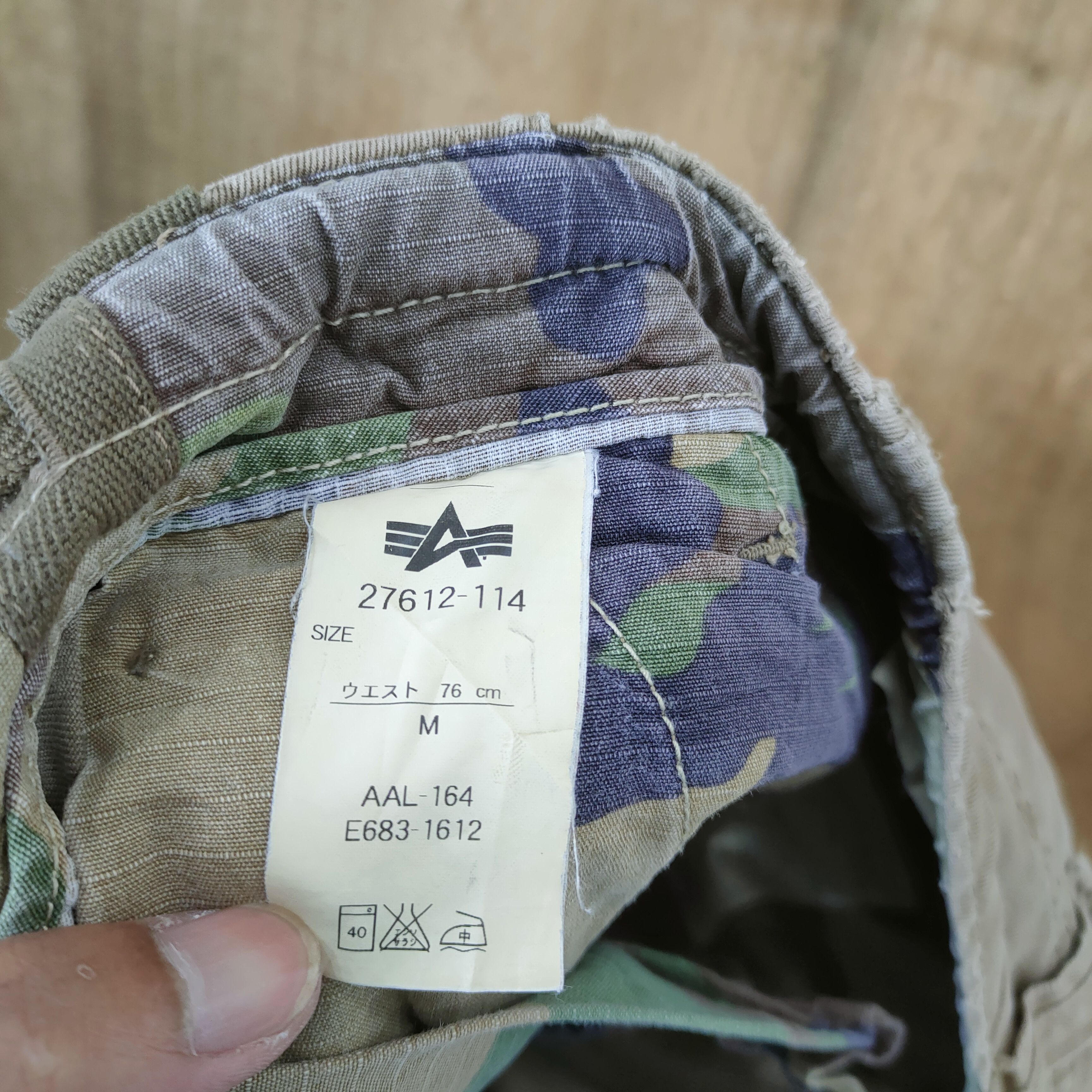 Japanese Brand VINTAGE ALPHA FADED CARGO PANTS Size US 30 / EU 46 - 15 Thumbnail